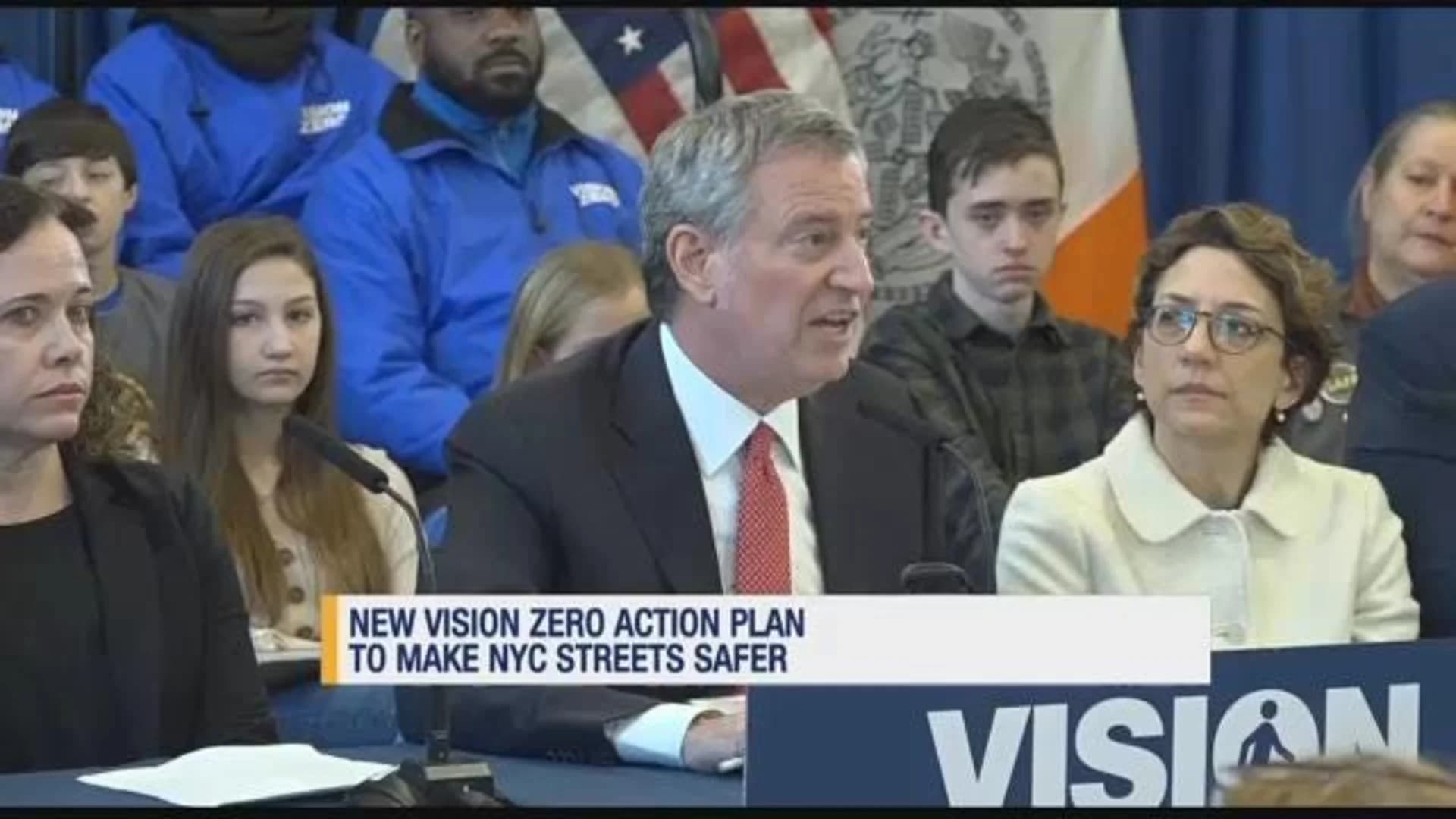 Mayor announces new actions for ‘Vision Zero’ plan