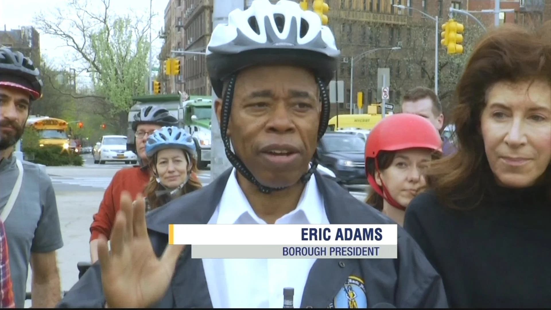 Borough president participates in Earth Week, bikes to work