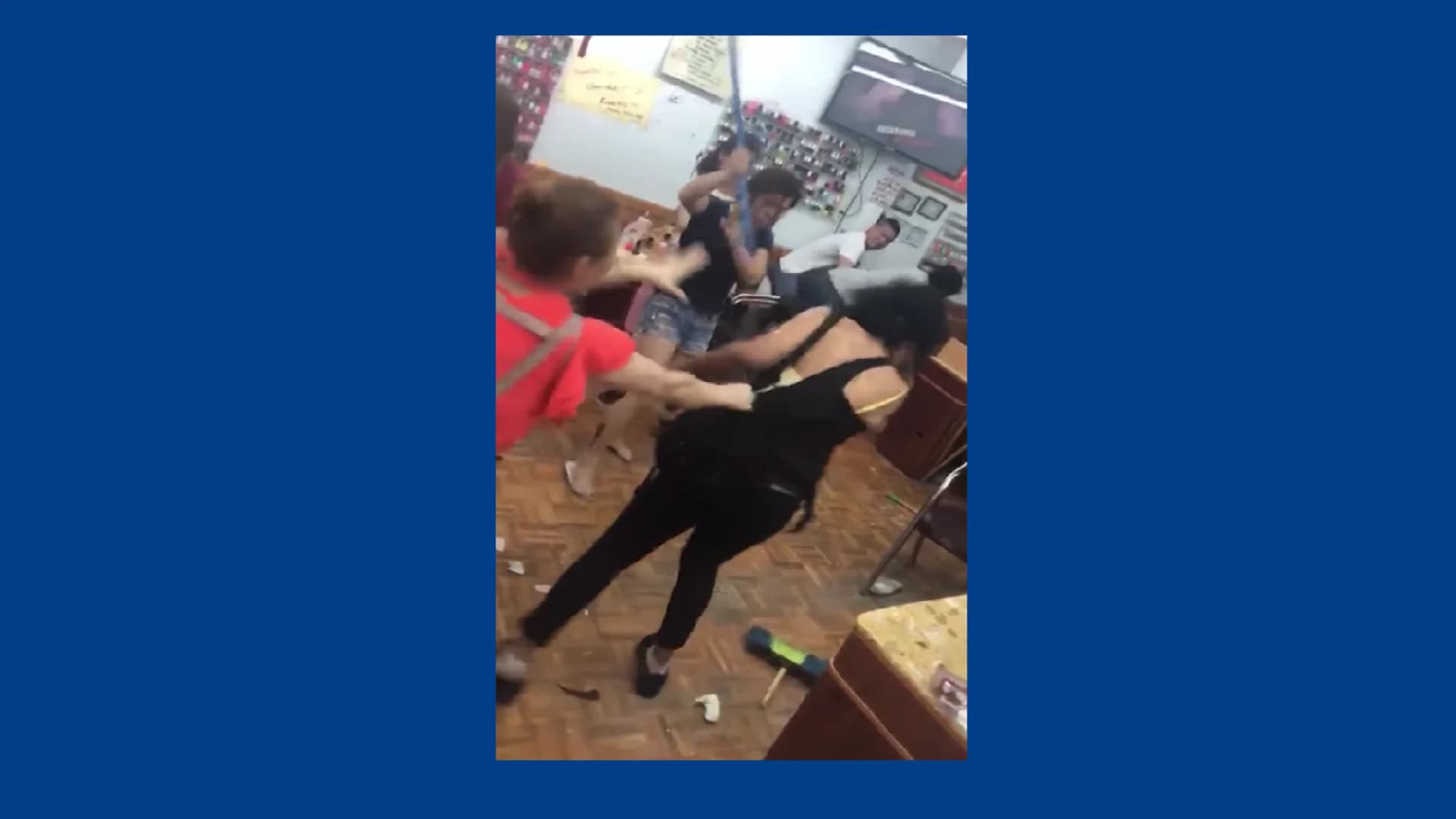 2 women charged in Brooklyn nail salon brawl