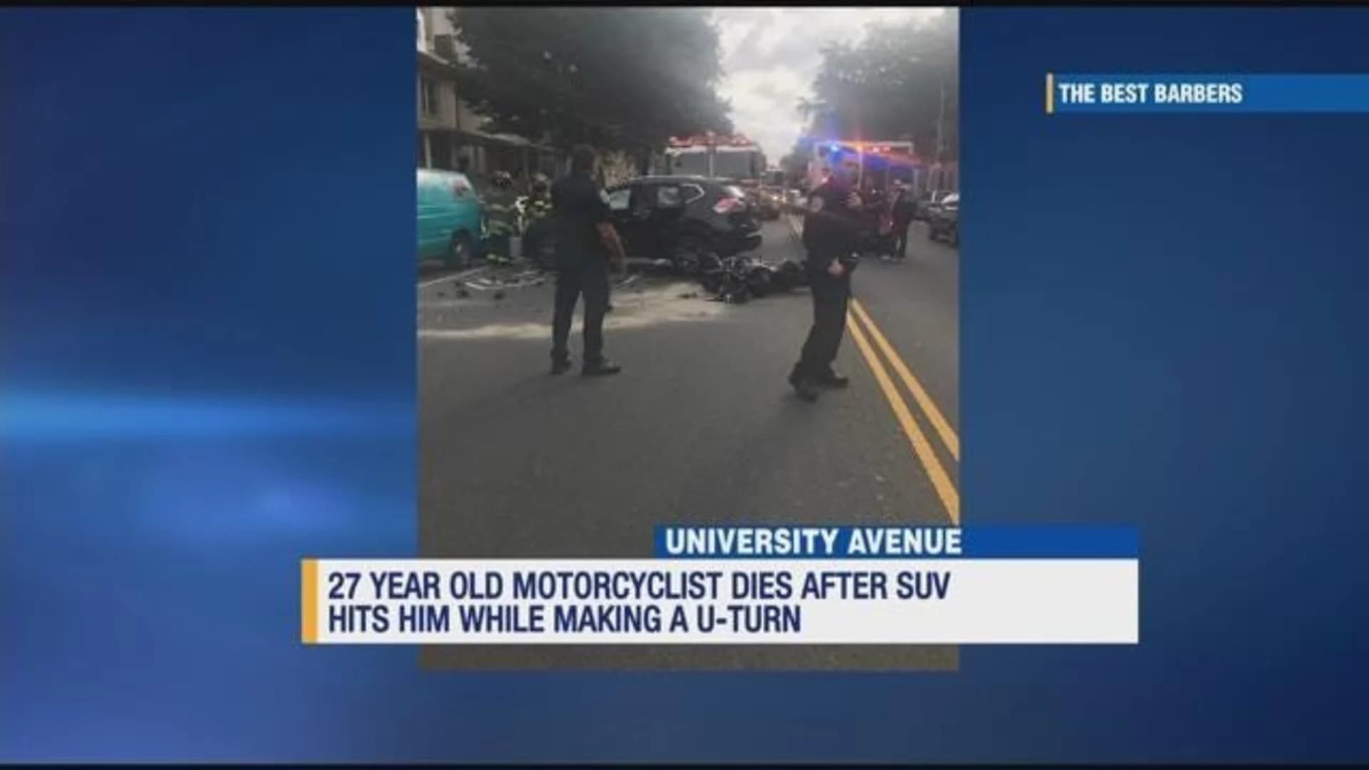 27-year-old killed in motorcycle crash on University Avenue