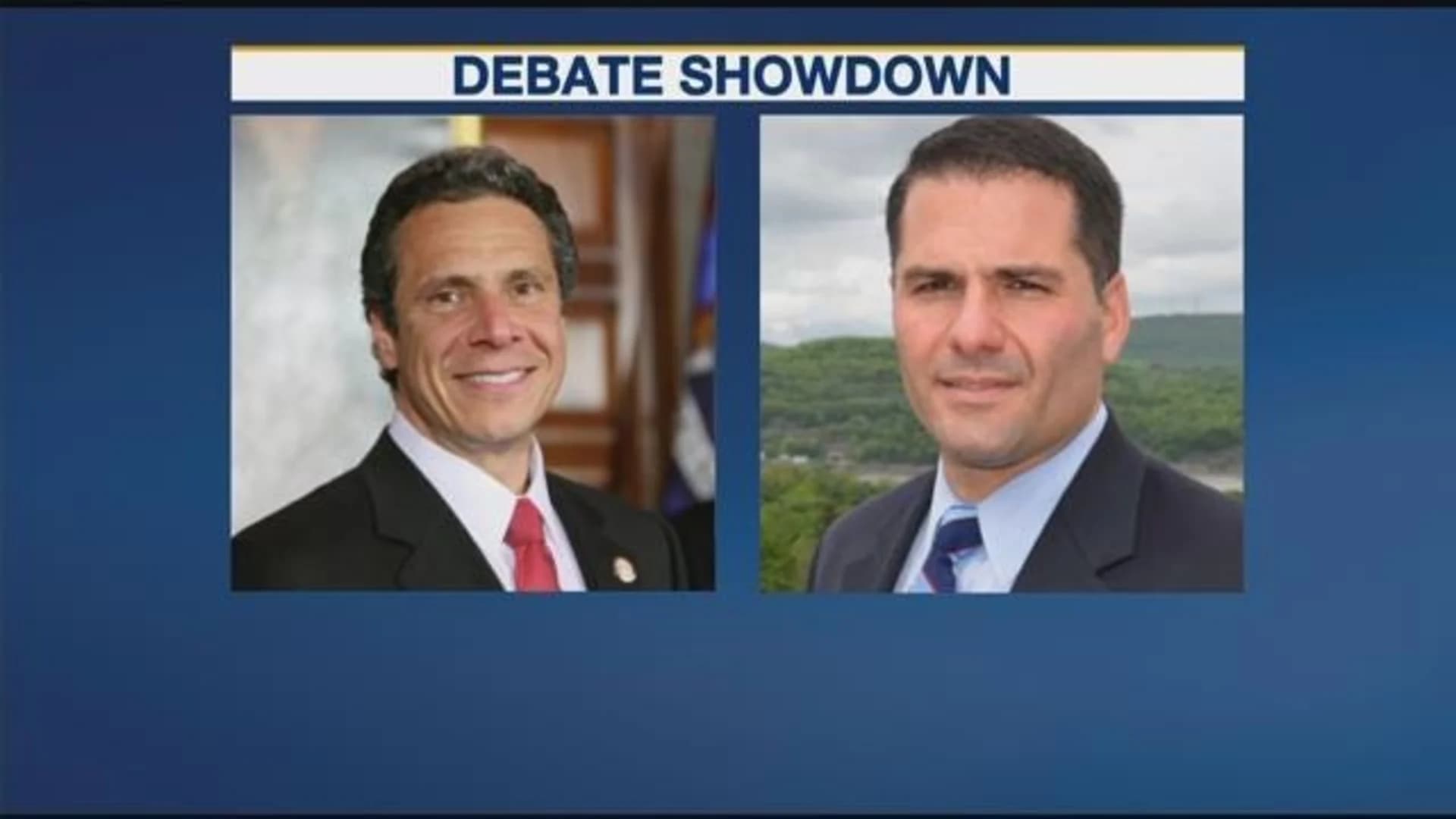 Cuomo, Molinaro spar in only debate in NY governor's race