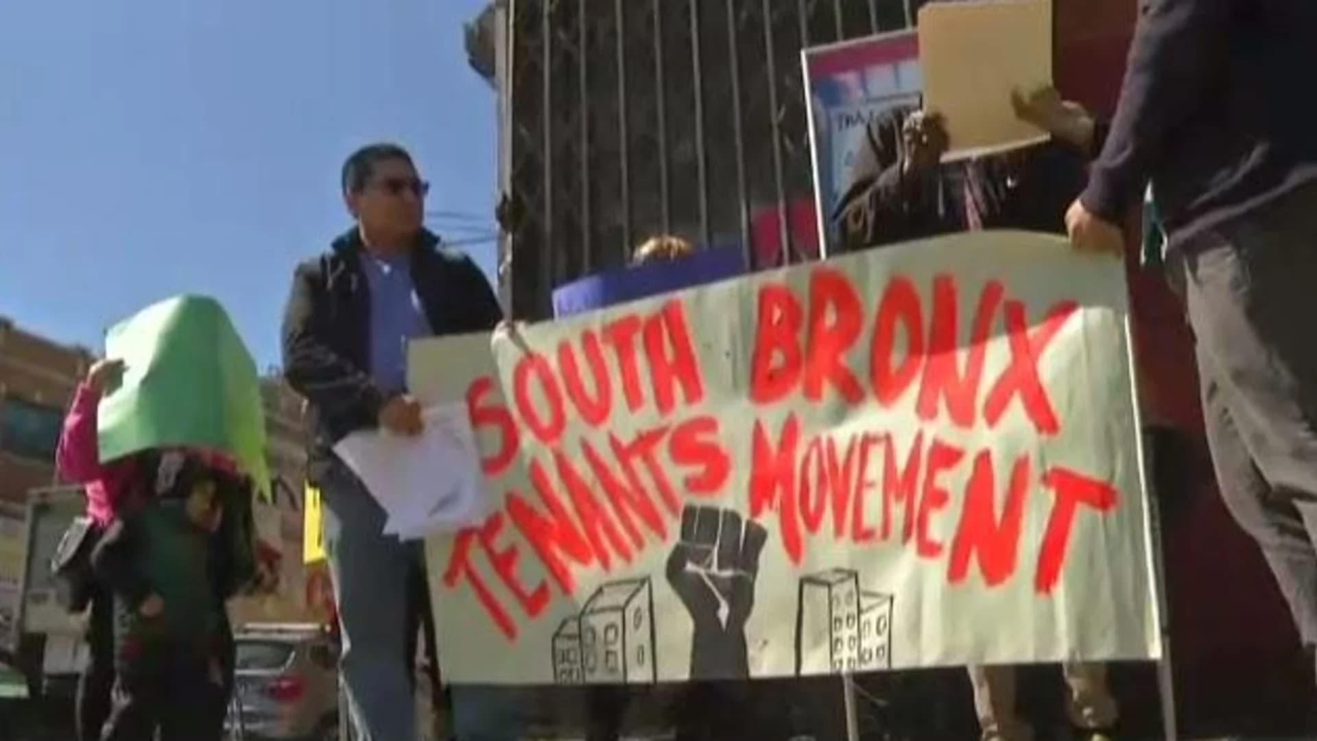 Tenants rally against landlord of Mott Haven apartments