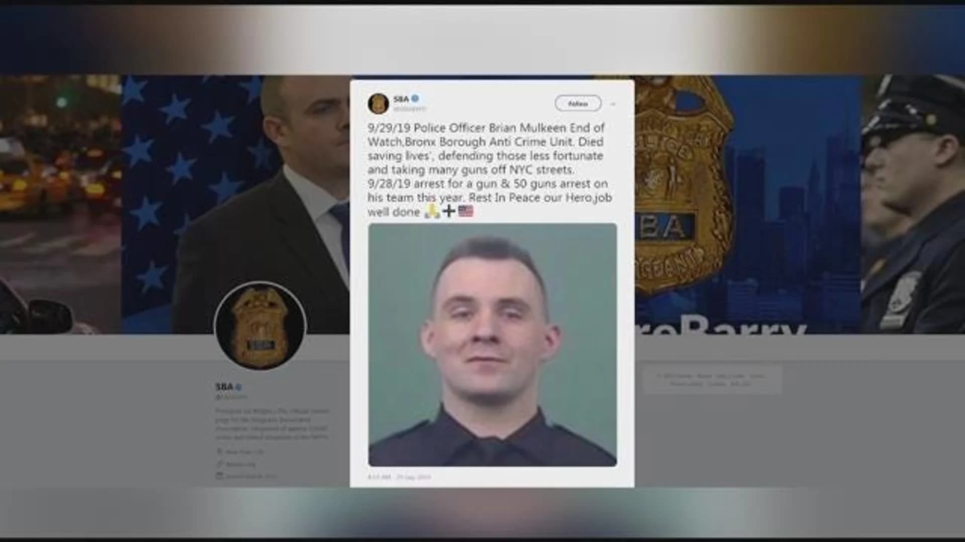 'A true hero': Community mourns death of NYPD officer slain in the Bronx