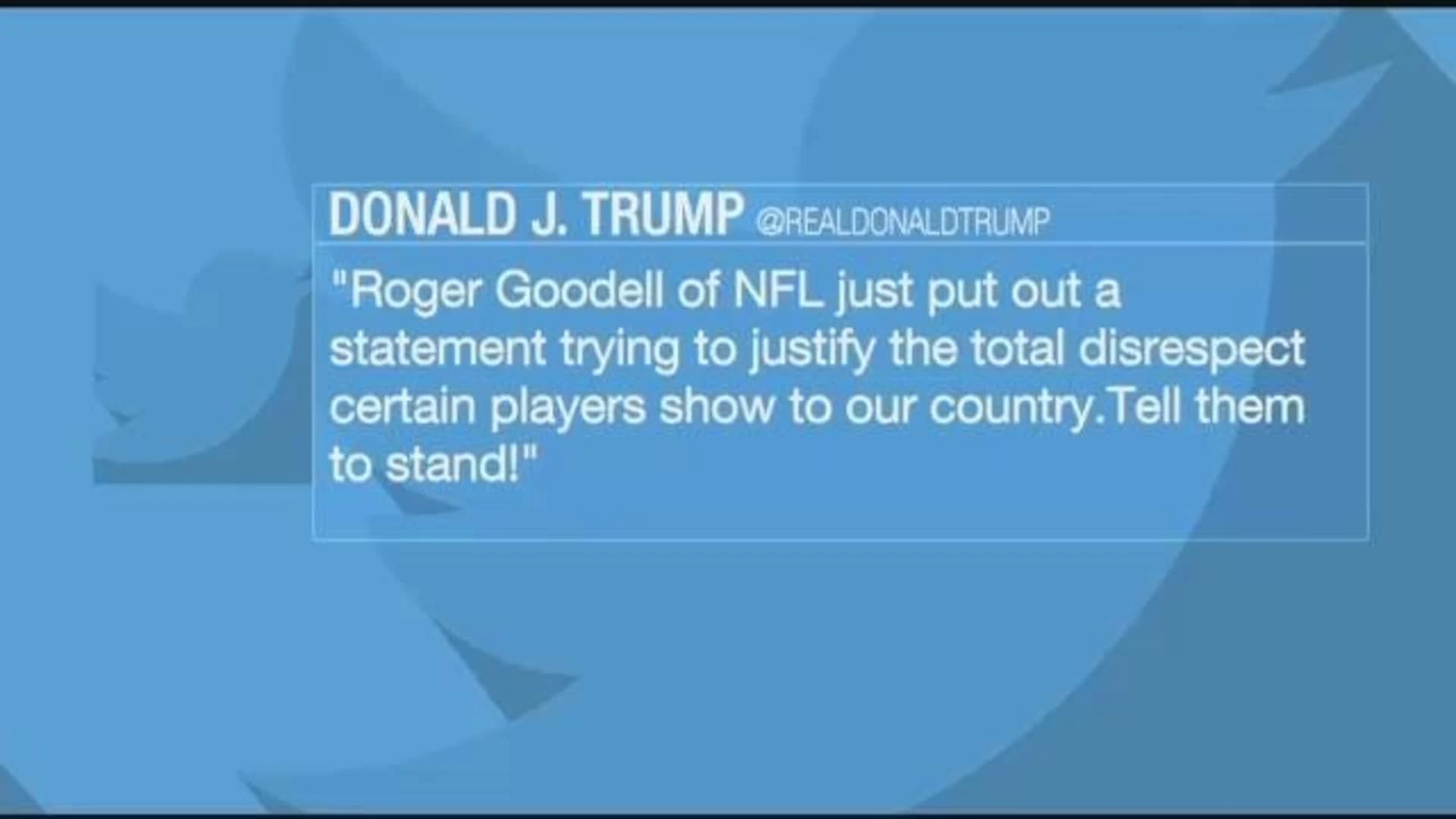 NFL owners speak out in support of players, against Trump