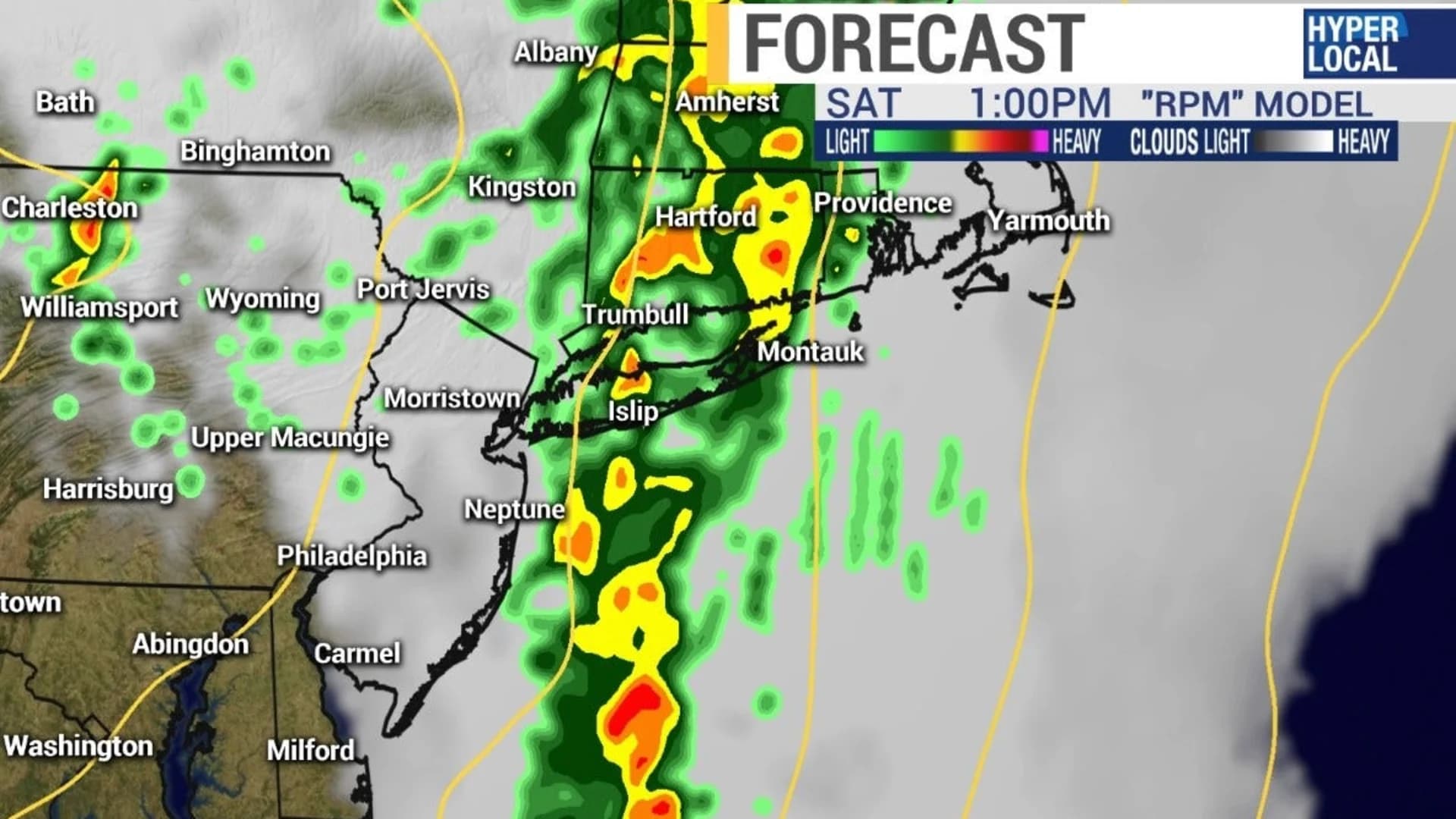 Weather: Wet start to the holiday weekend