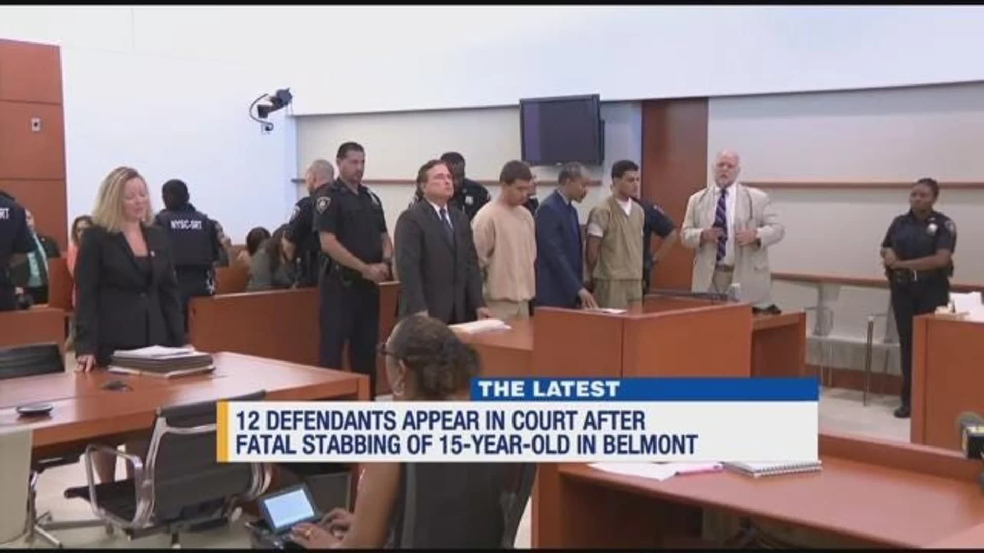12 men plead not guilty to murder charges in teen’s brutal slaying