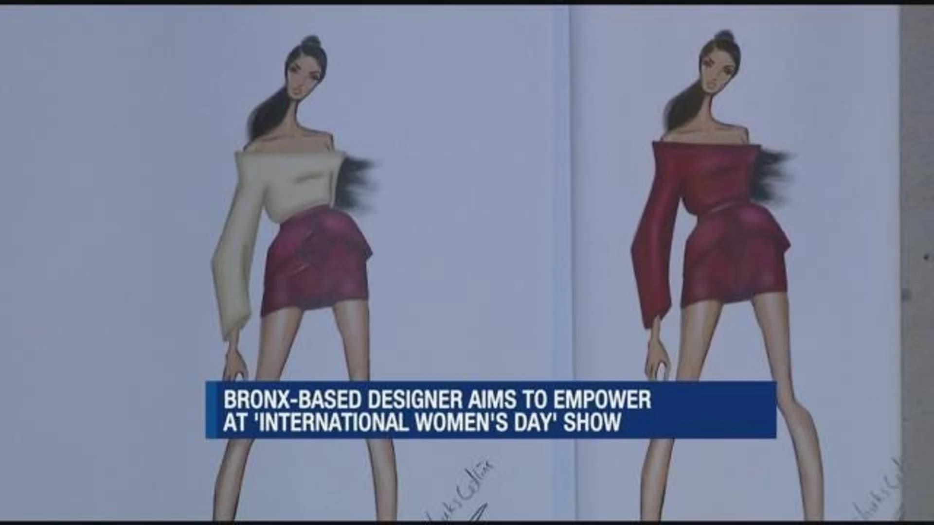 Bronx-based designer aims to empower at International Women's Day show