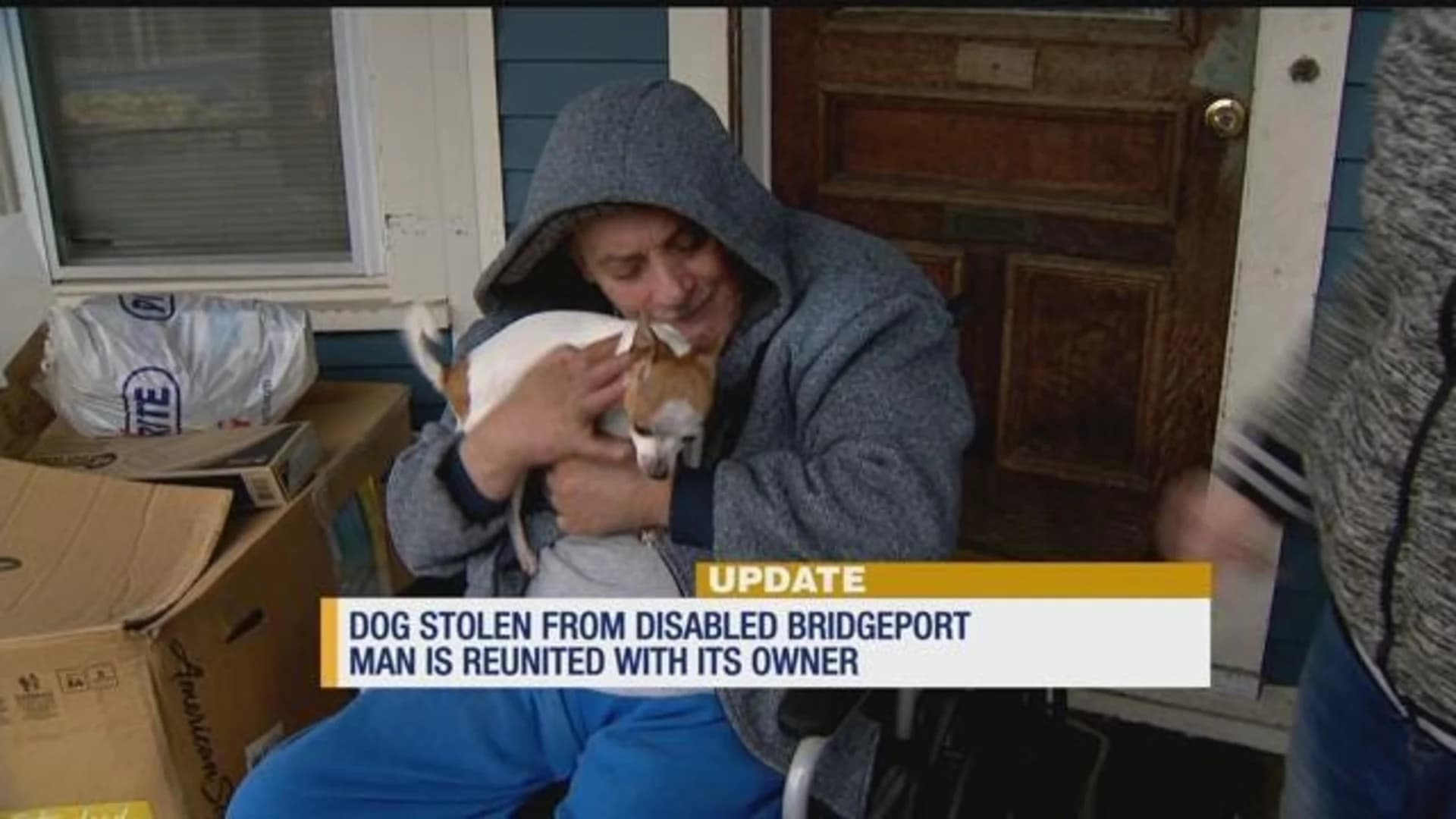 News 12 viewer helps reunite Bridgeport man with missing service dog