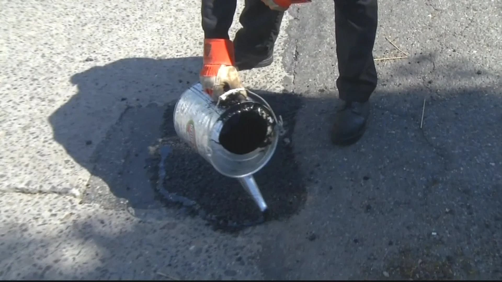 DOT crews continue to make pothole repairs