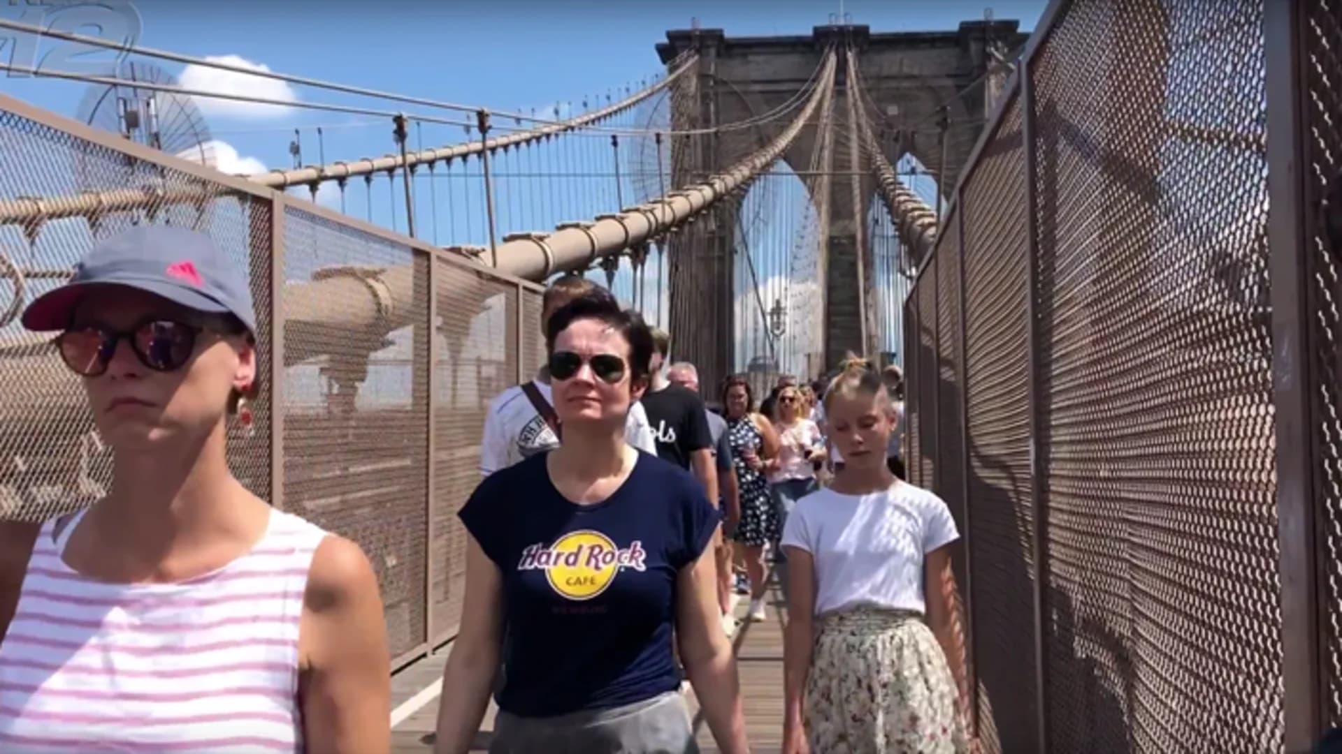 Walking the Brooklyn Bridge is a breeze, but it wasn't always