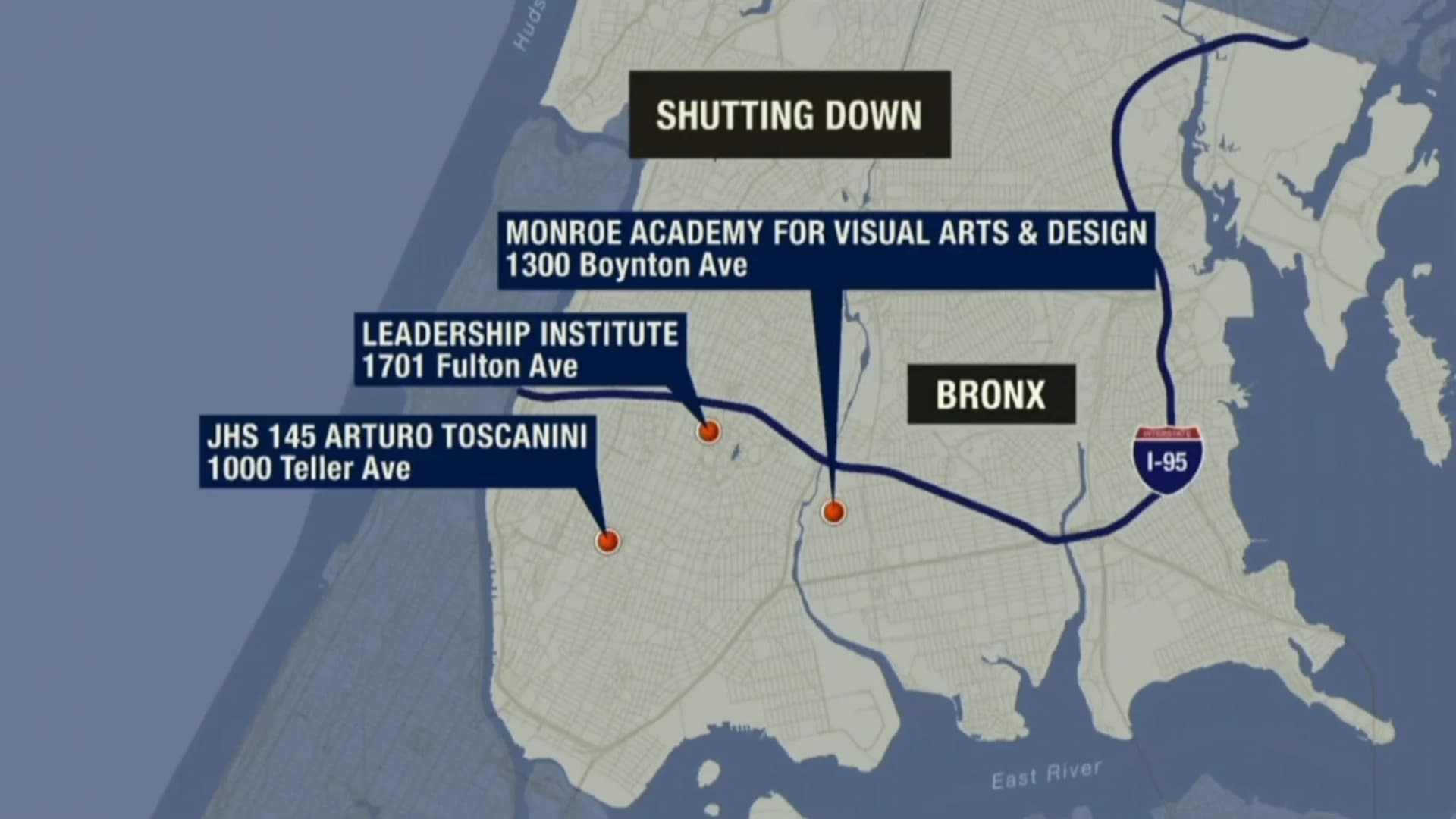 3 Bronx schools scheduled to close