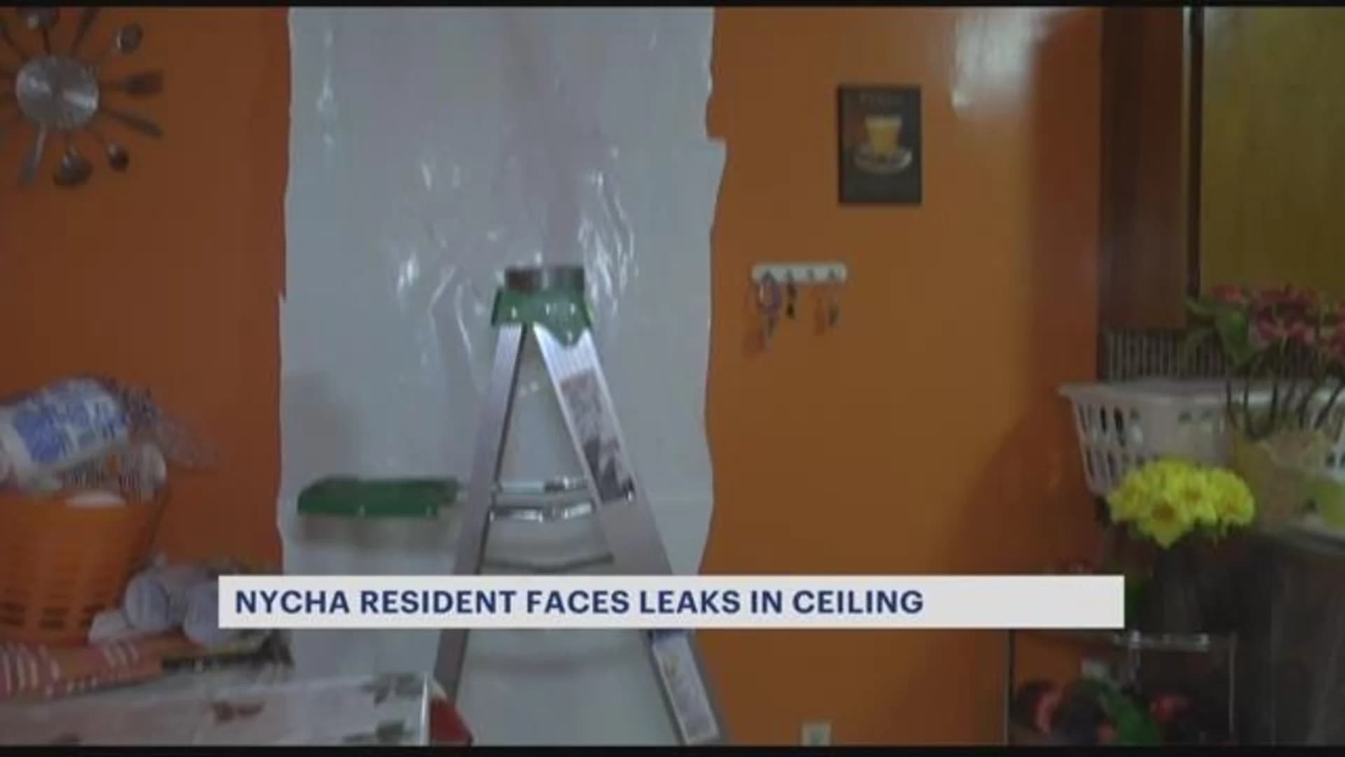 NYCHA resident: Pain remains after ceiling leak caused fall