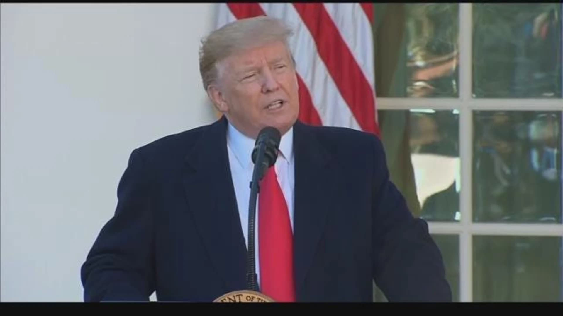 Copy-President Trump makes border security announcement - Live Coverage