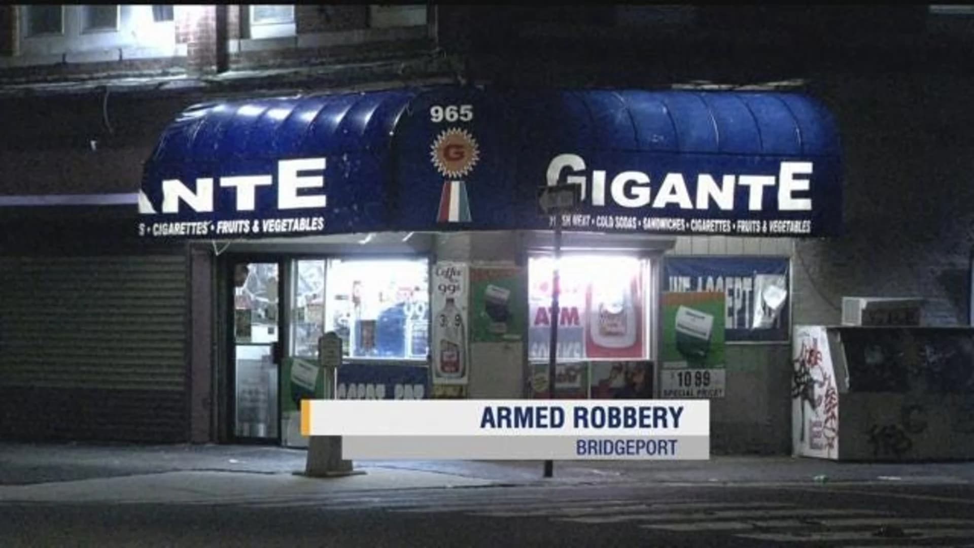 Bridgeport cashier shot during armed robbery
