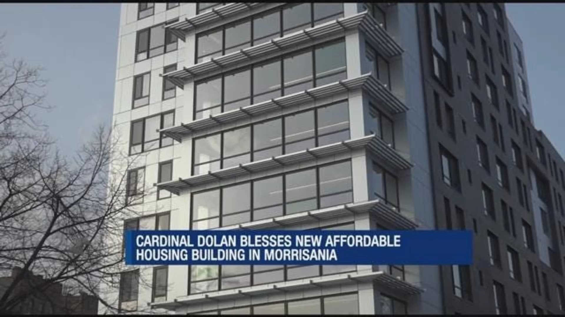 Cardinal Timothy Dolan blesses affordable housing building