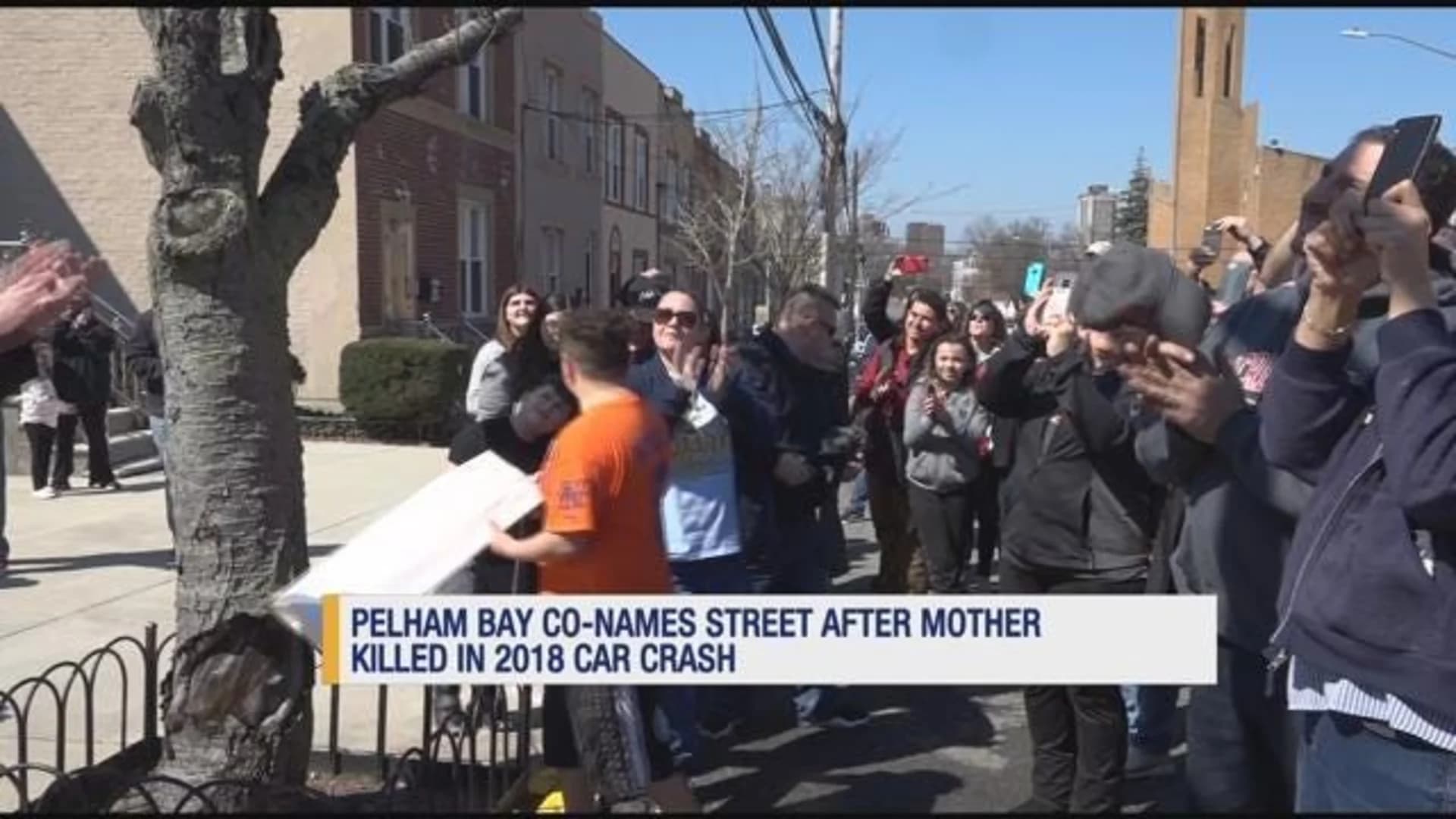 Pelham Bay community co-names street to remember cheerleading coach