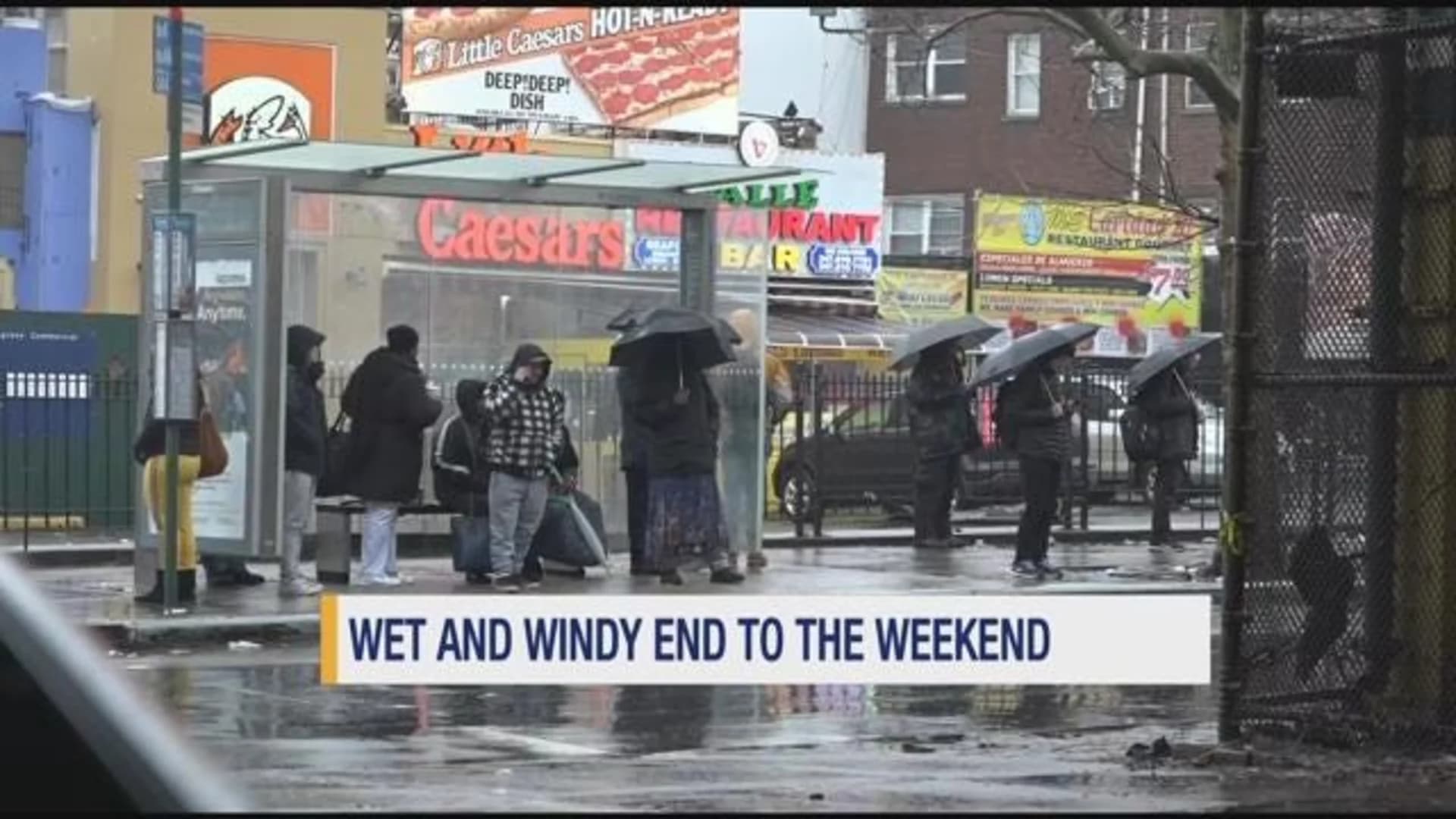 Bronx sees damp, windy end to weekend