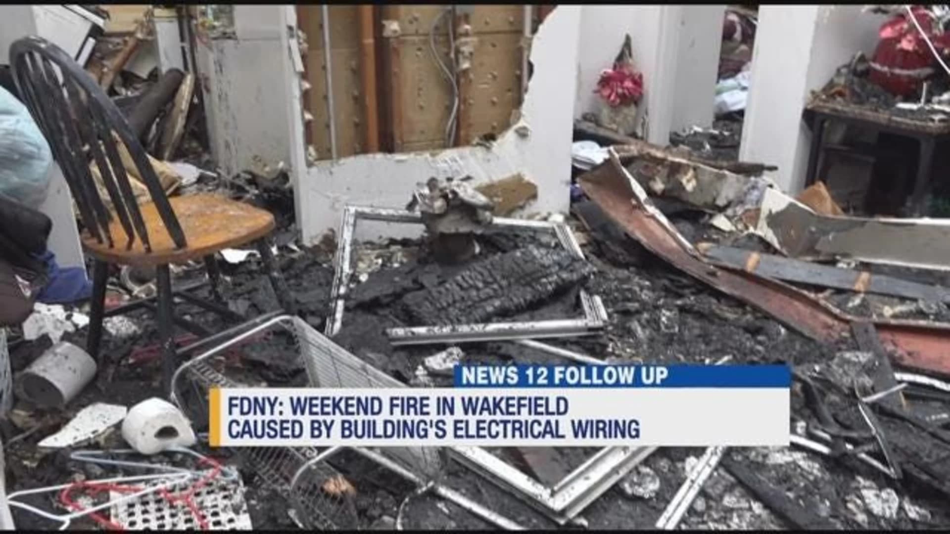Several families displaced after Wakefield building fire