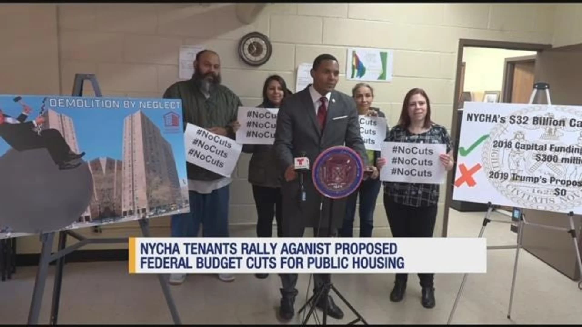 Councilman Torres, housing advocates lament Trump's proposed public housing cuts