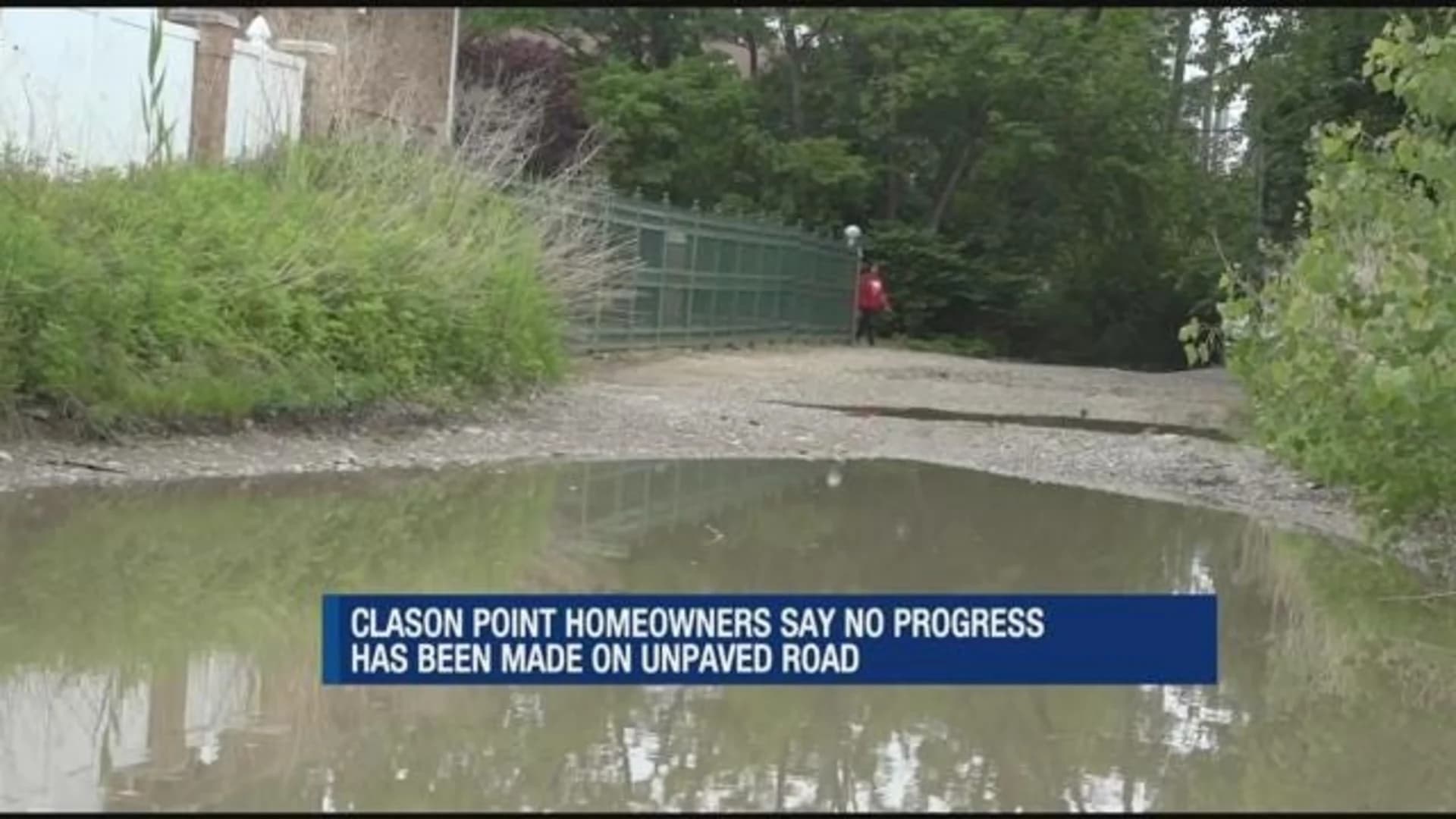 Unpaved road in Clason Point becomes dumping ground for garbage, abandoned cars
