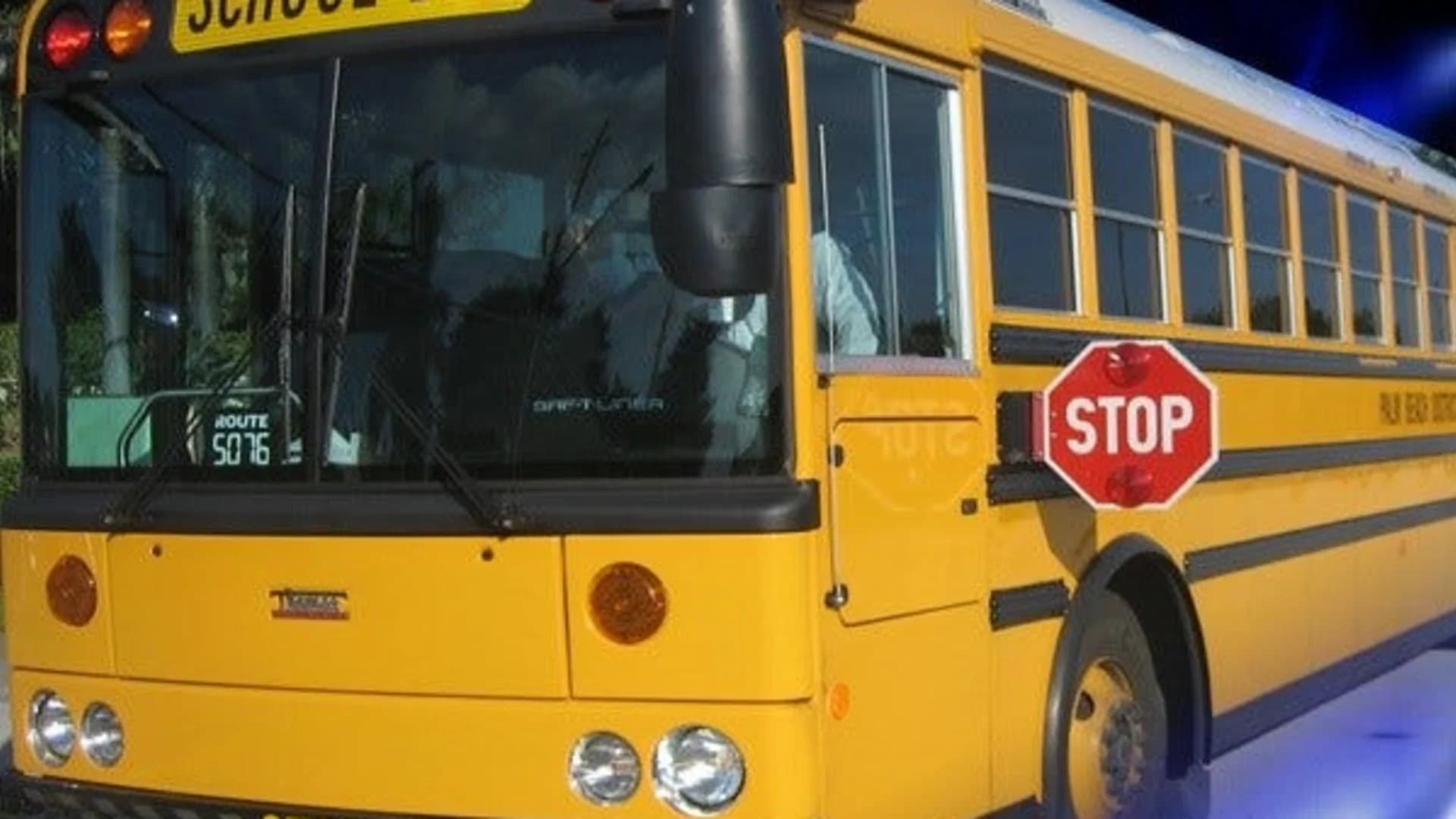 Multiple children hurt when school bus and car collide