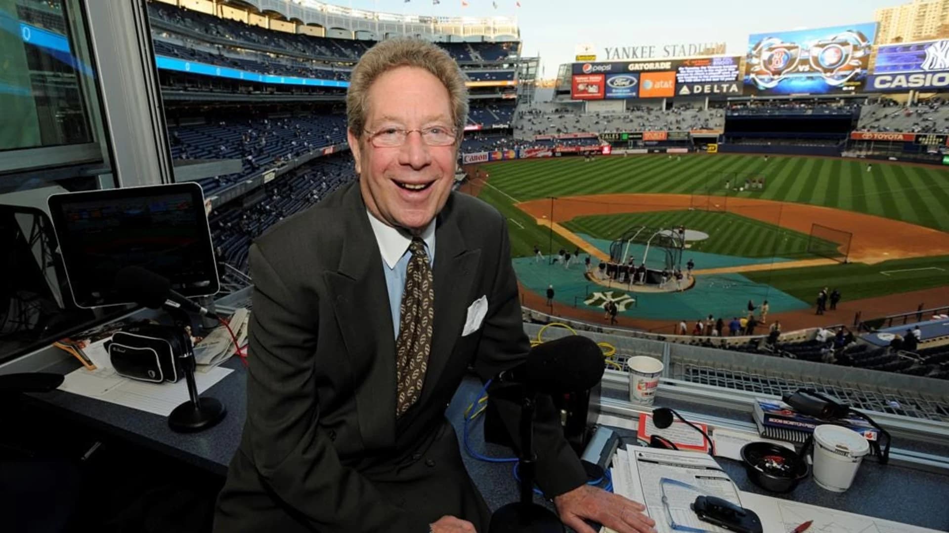 Yankees announcer John Sterling to end 30-year streak behind mic
