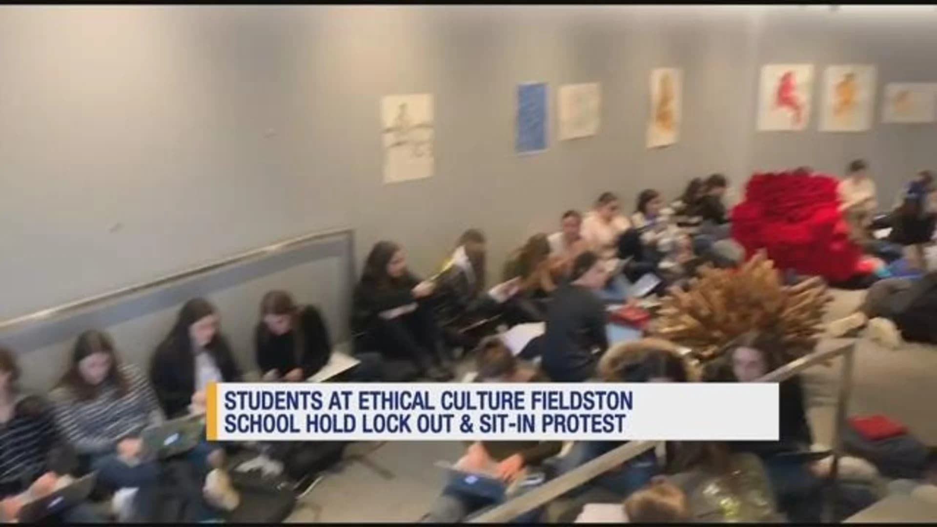 Students protest racism in schools with sit-in movement