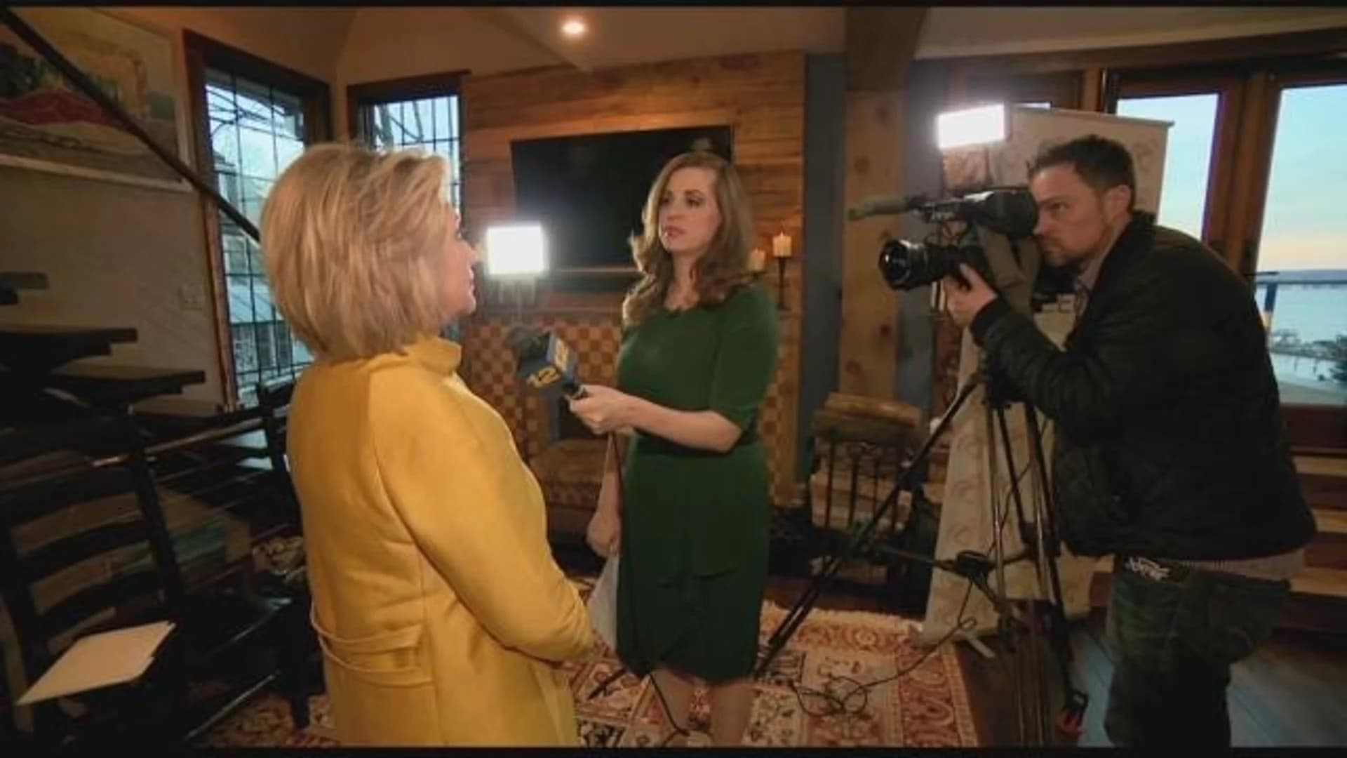 News 12's exclusive with Hillary Clinton circles the globe