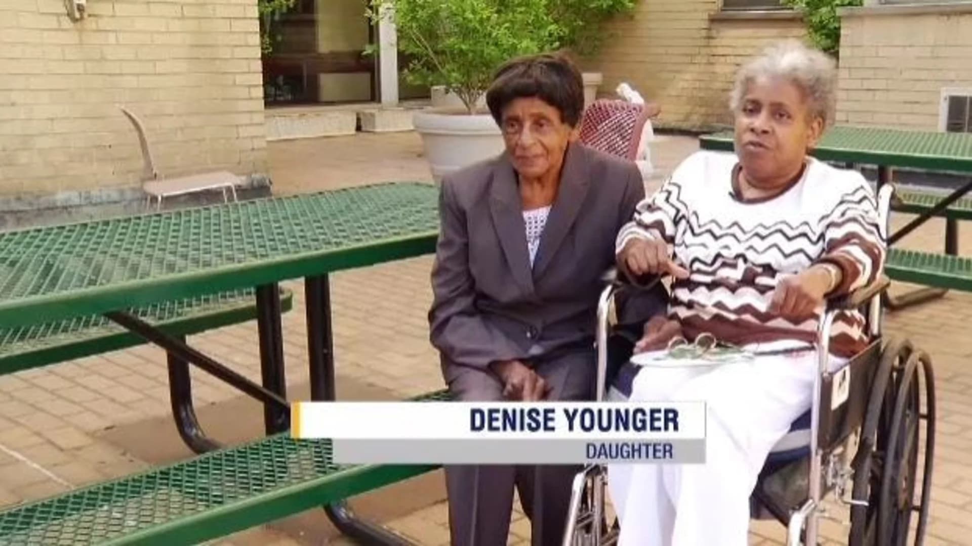 90-year-old mother visits disabled daughter 6 days a week