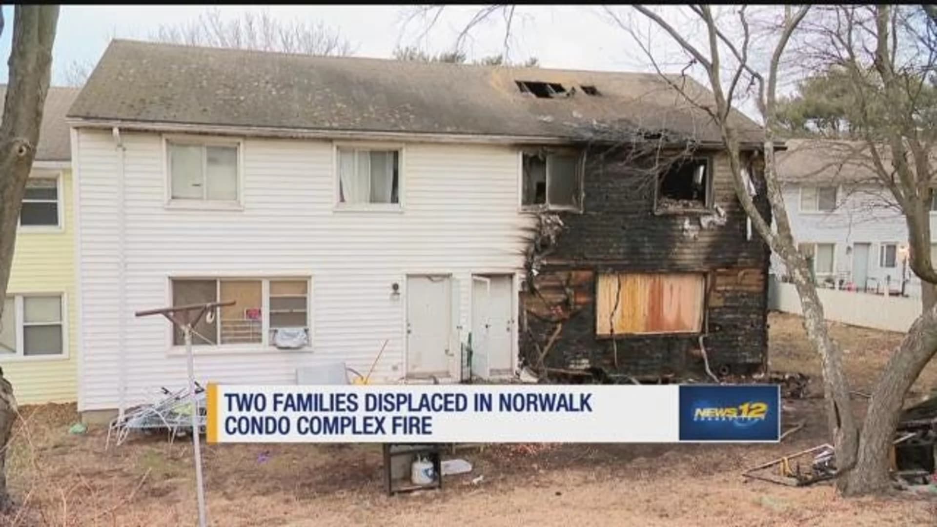 Fire officials: 2 Families displaced after Norwalk condo fire
