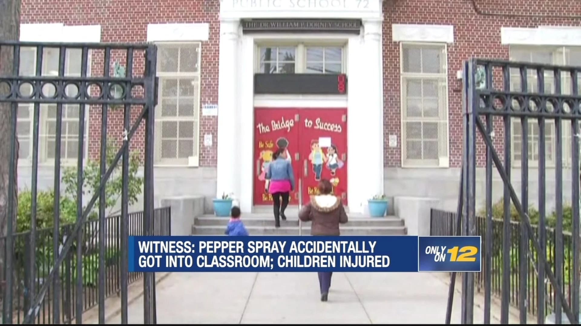 4th-grade classrooms accidentally pepper-sprayed at P.S. 72