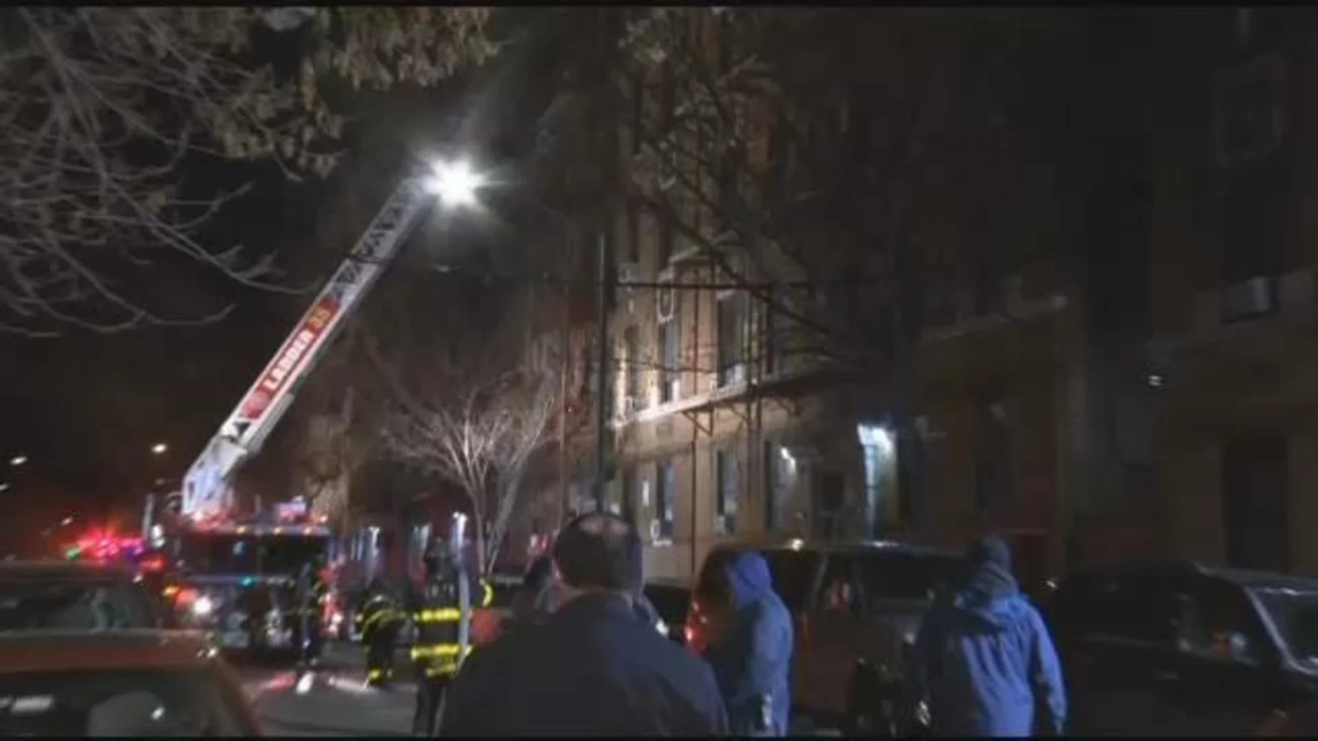 Mayor: 12 dead in apartment building fire, including a baby