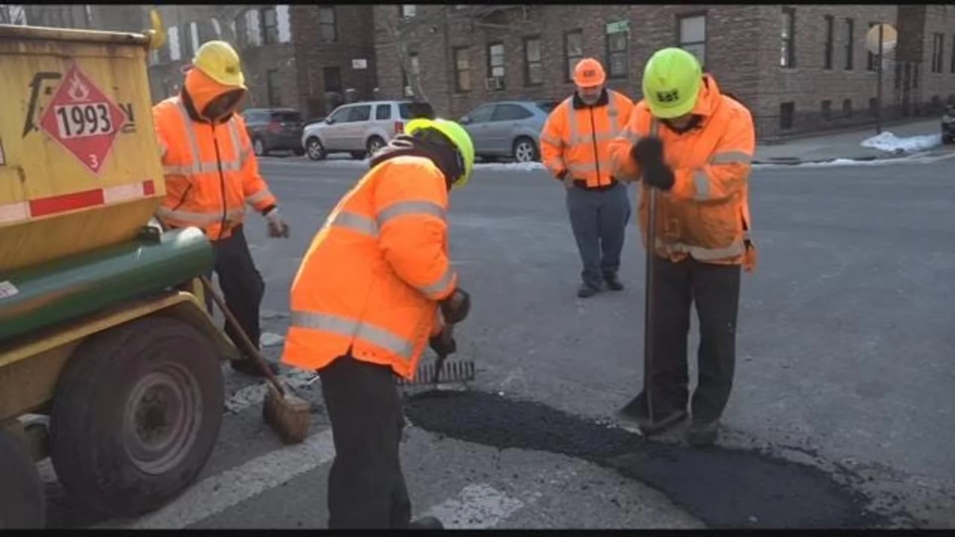 News 12 goes behind the scenes with DOT’s pothole fillers