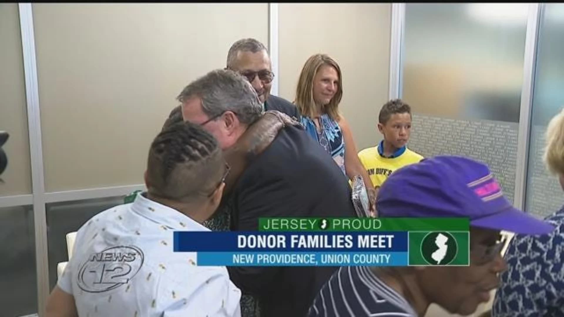Organ donor recipient meets donor’s family