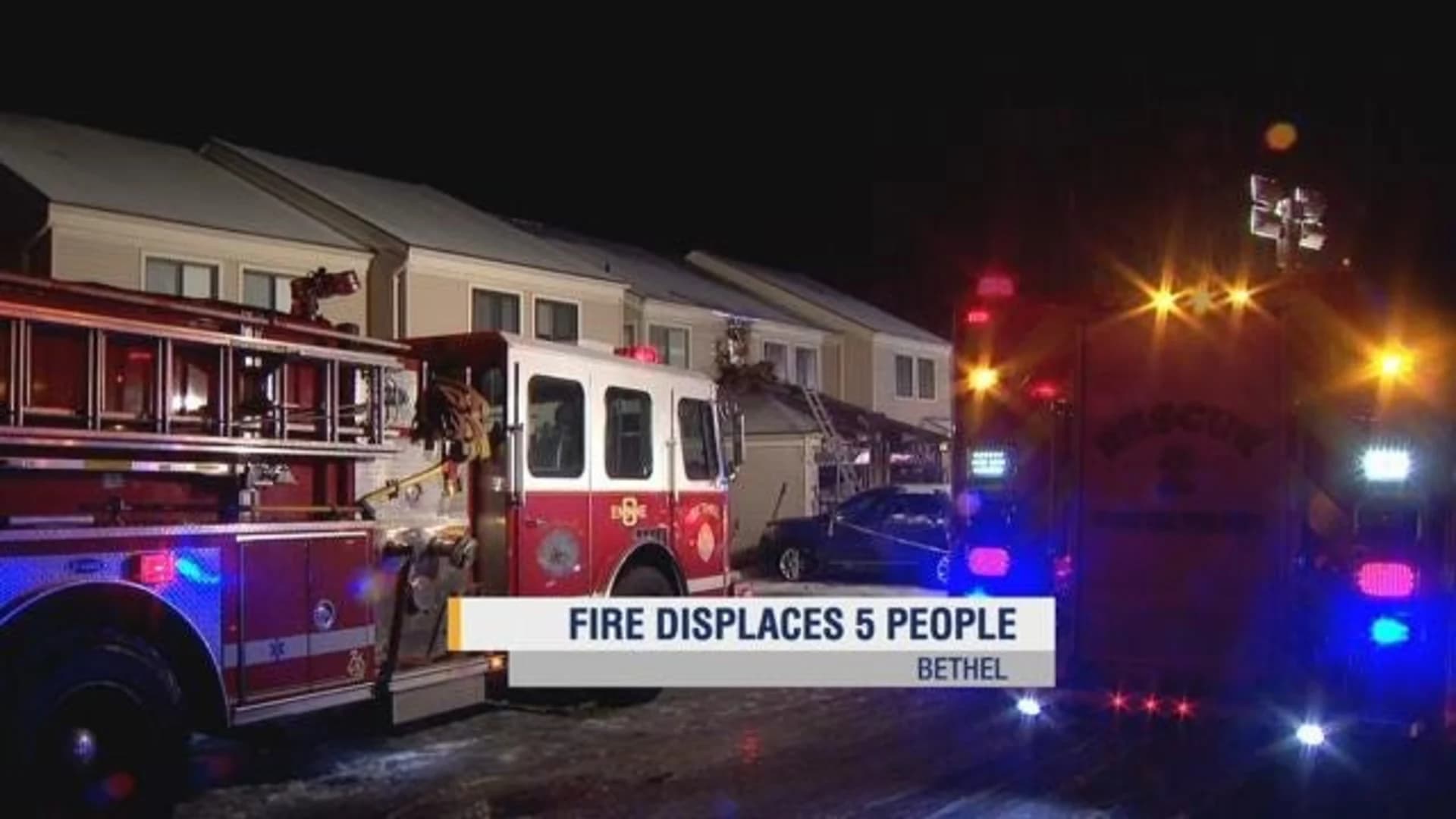 5 displaced after Bethel condo fire