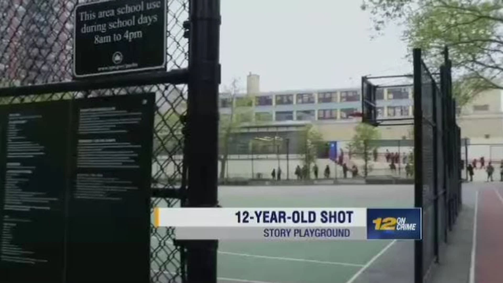 12-year-old shot on Bronx playground