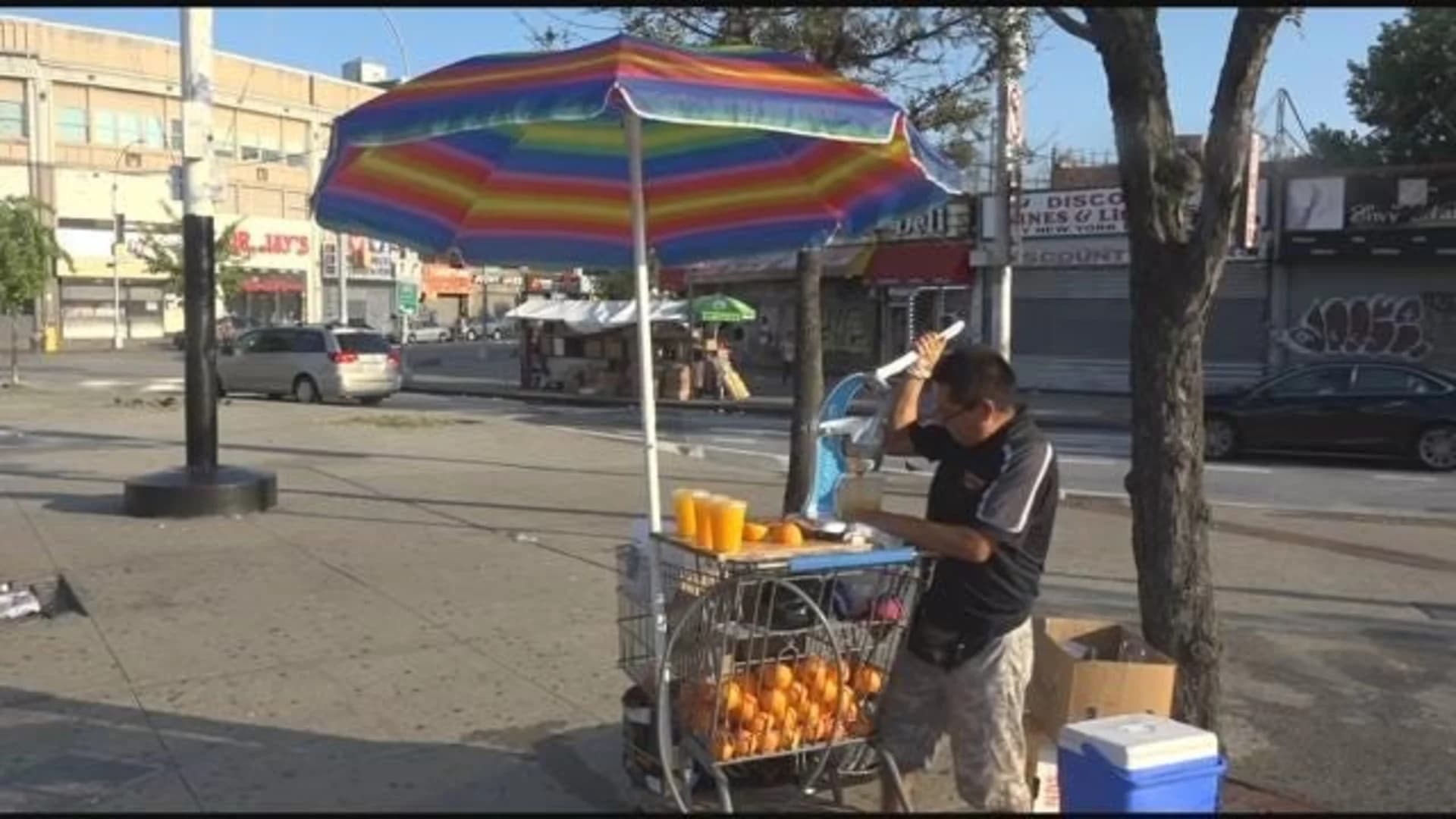 Hot temperatures return to the Bronx after days of rain