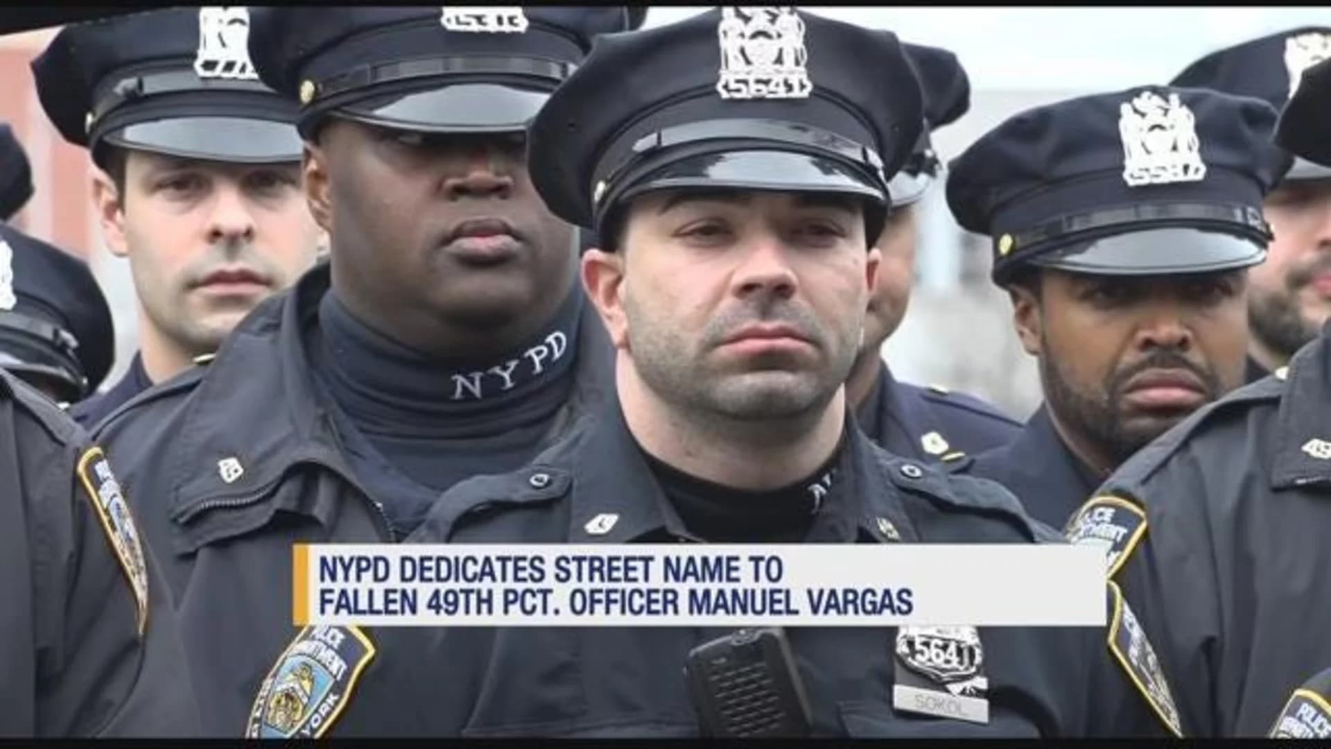 NYPD gathers to honor fallen officer at street dedication