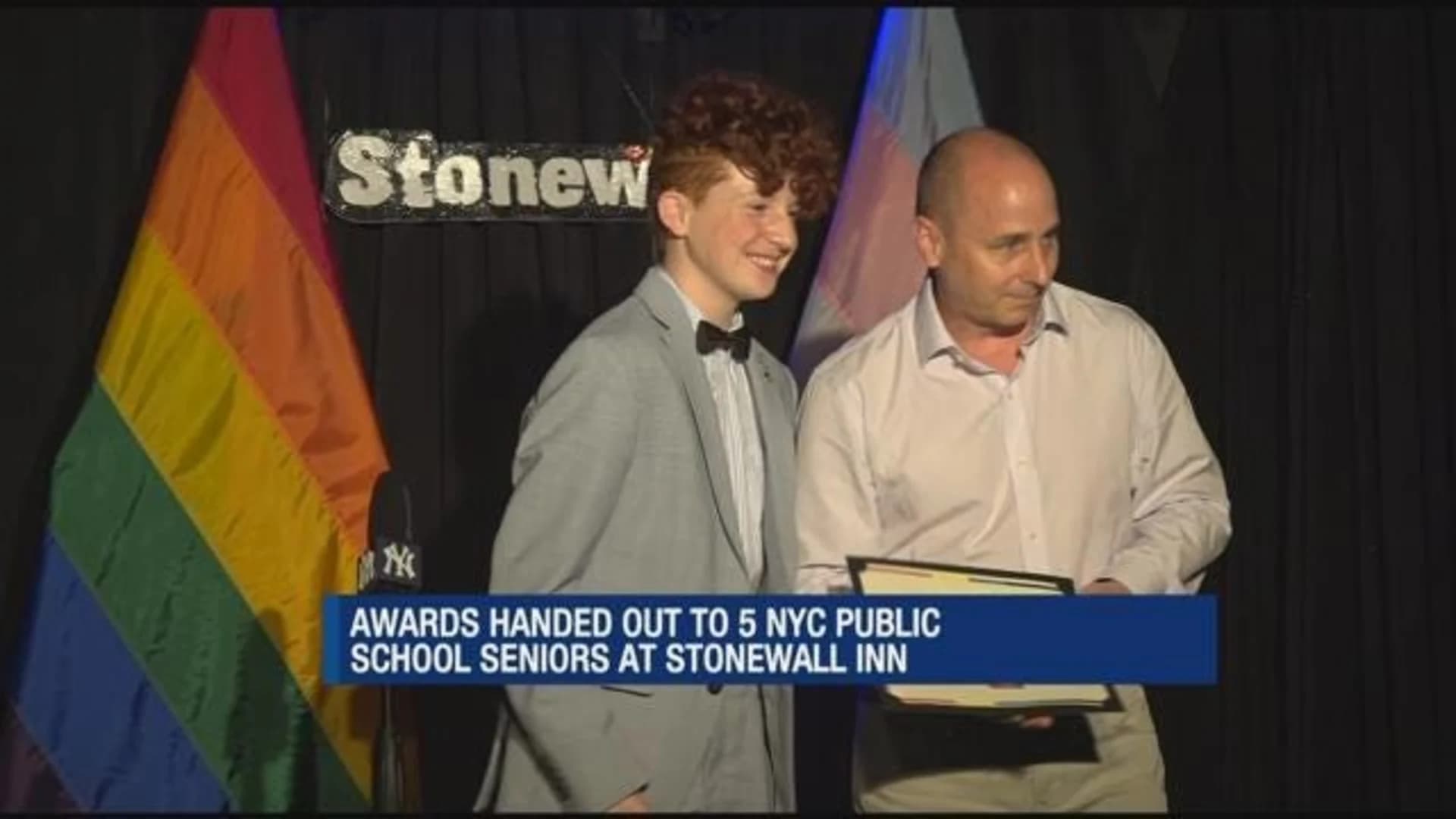 Yankees honor 5 NYC students in LGBTQ community