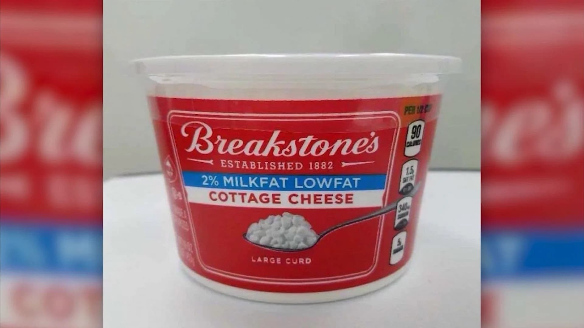 Company recalls thousands of cottage cheese cases over potential metal presence