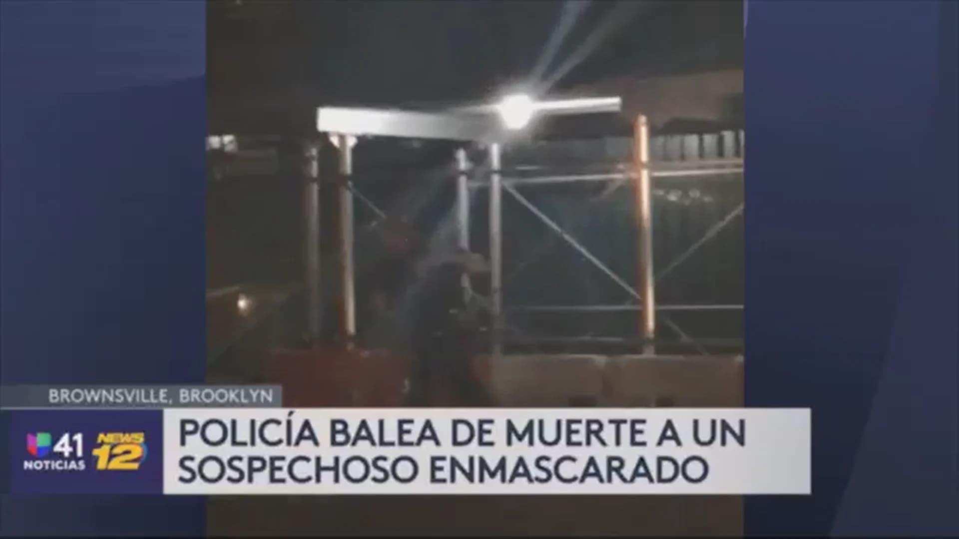 Univision 41 News Brief: Policía balea a sospechoso enmascarado quien luego murió en el hospital