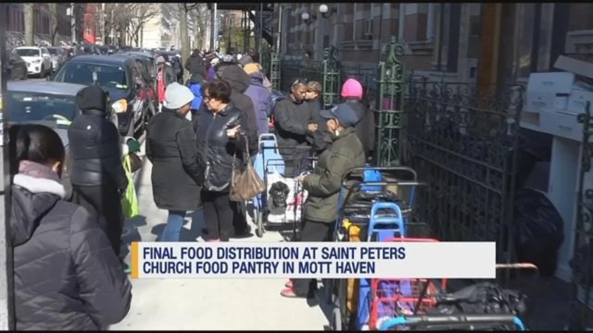 St. Peter's Food Pantry closes in Mott Haven
