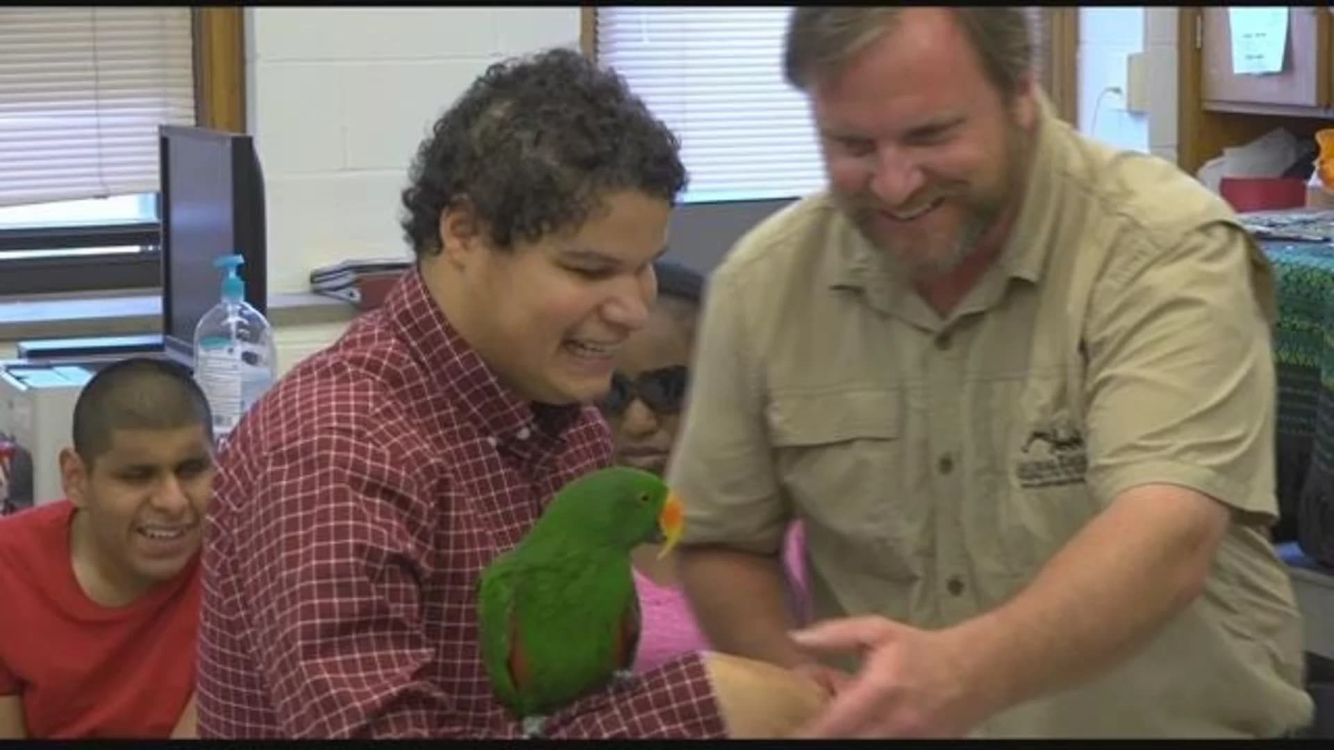Animals help visually impaired students in Williamsbridge