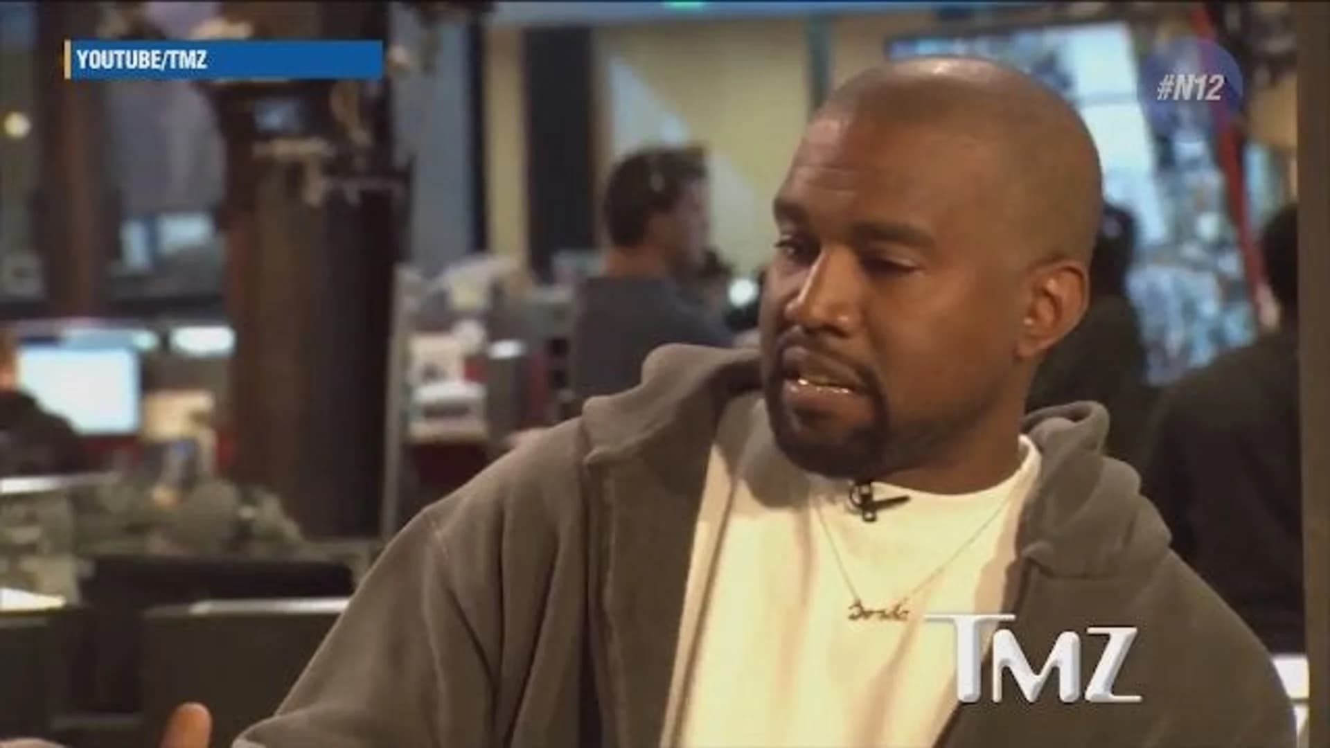 #N12BX: Kanye West calls slavery a choice