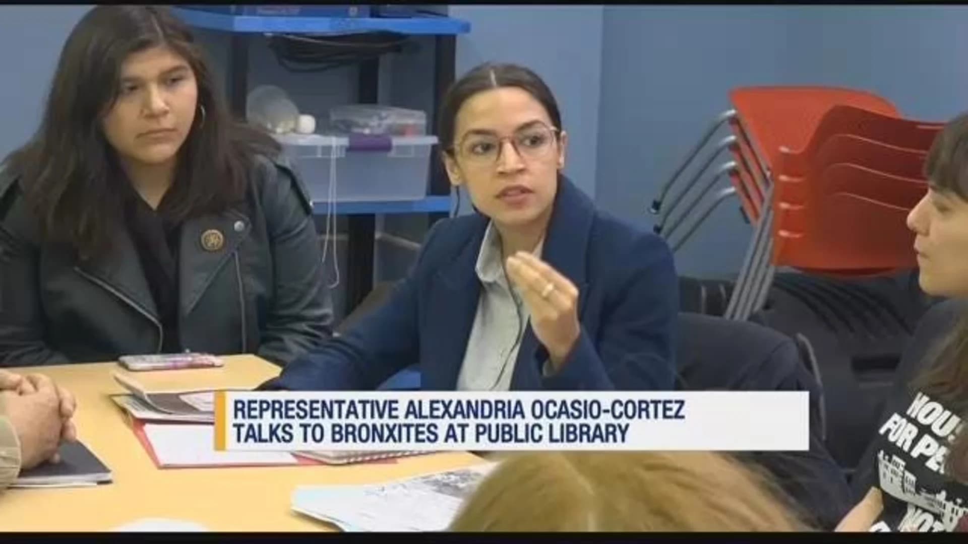 Rep. Ocasio-Cortez goes mobile, urges action to address Bronx housing woes