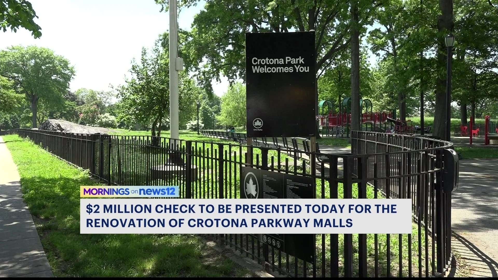 $2M check to be presented today for renovation of Crotona Parkway Malls