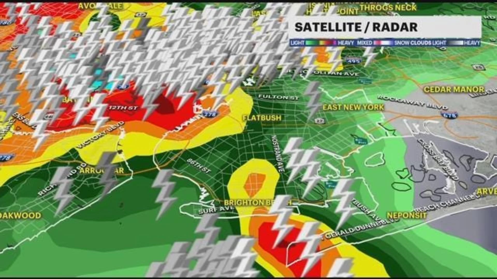 Thunderstorms bring damaging winds to all 5 boroughs