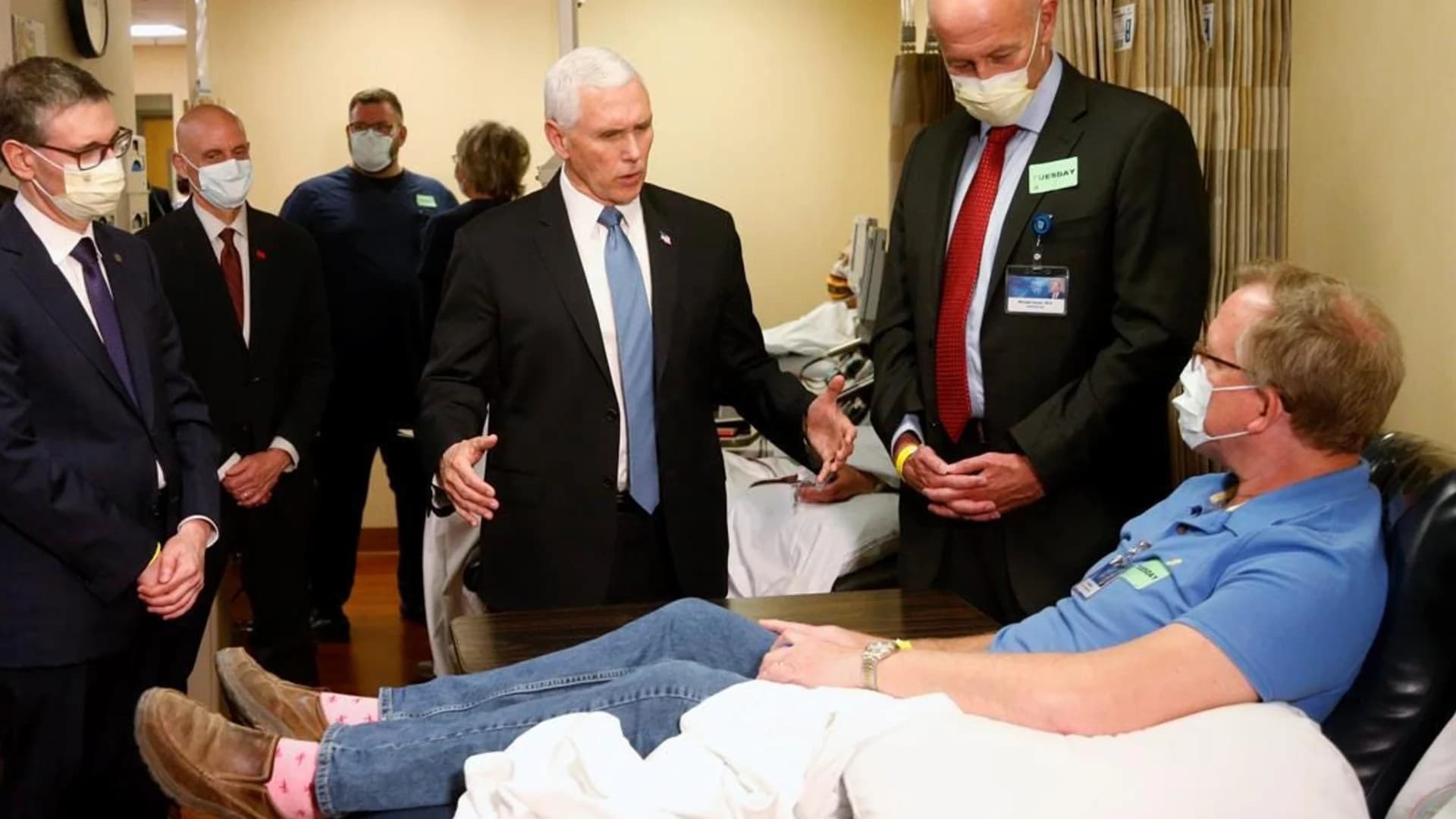 Pence comes under fire for going maskless at Mayo Clinic