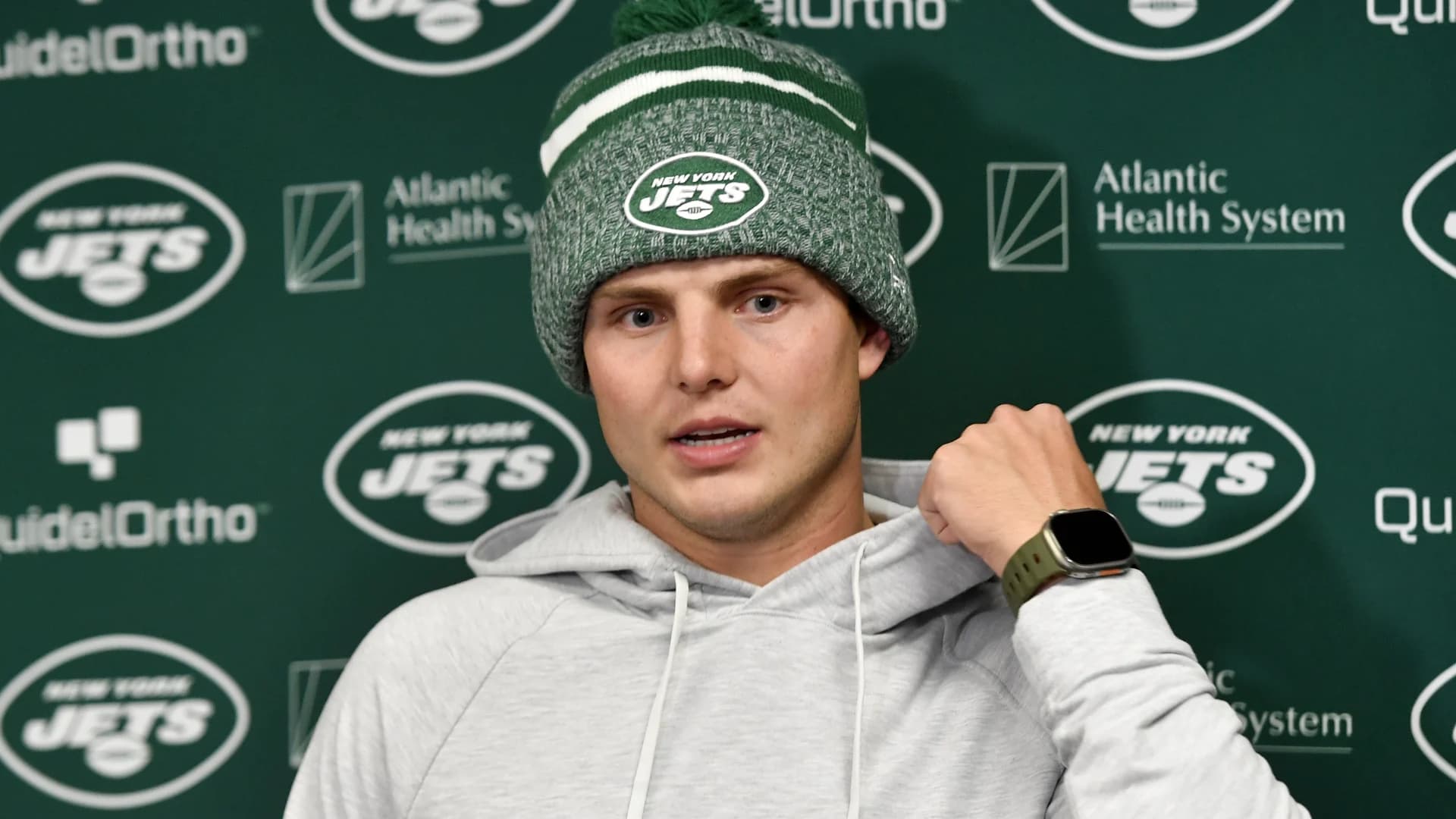 Zach Wilson to start at quarterback for the Jets on Sunday against the Texans