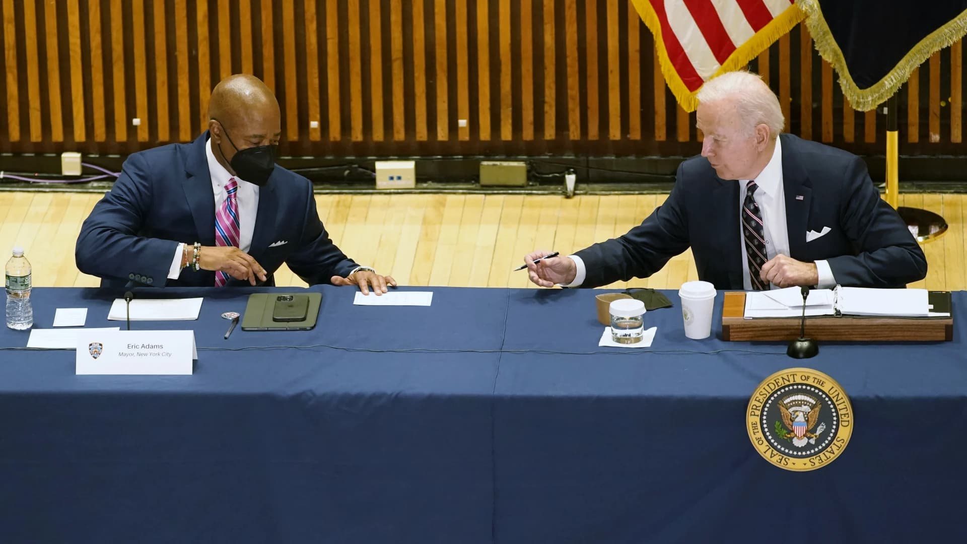 WATCH: Mayor Adams comments on President Biden's NYC visit